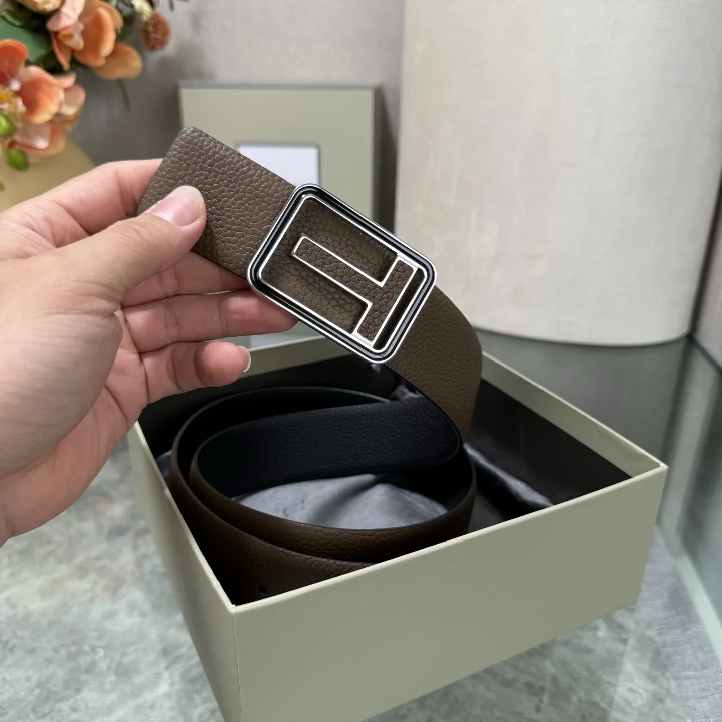 TOM FORD Belts Calf Leather 170202607050806 - Image 3
