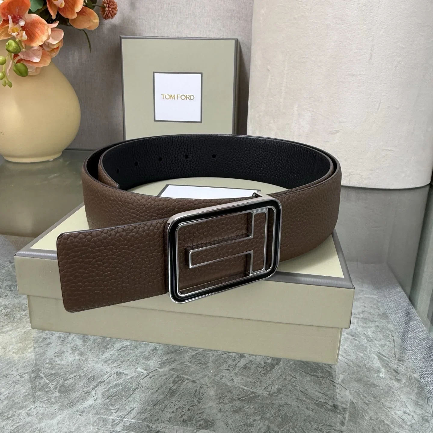 TOM FORD Belts Calf Leather 170202607050806 - Image 6