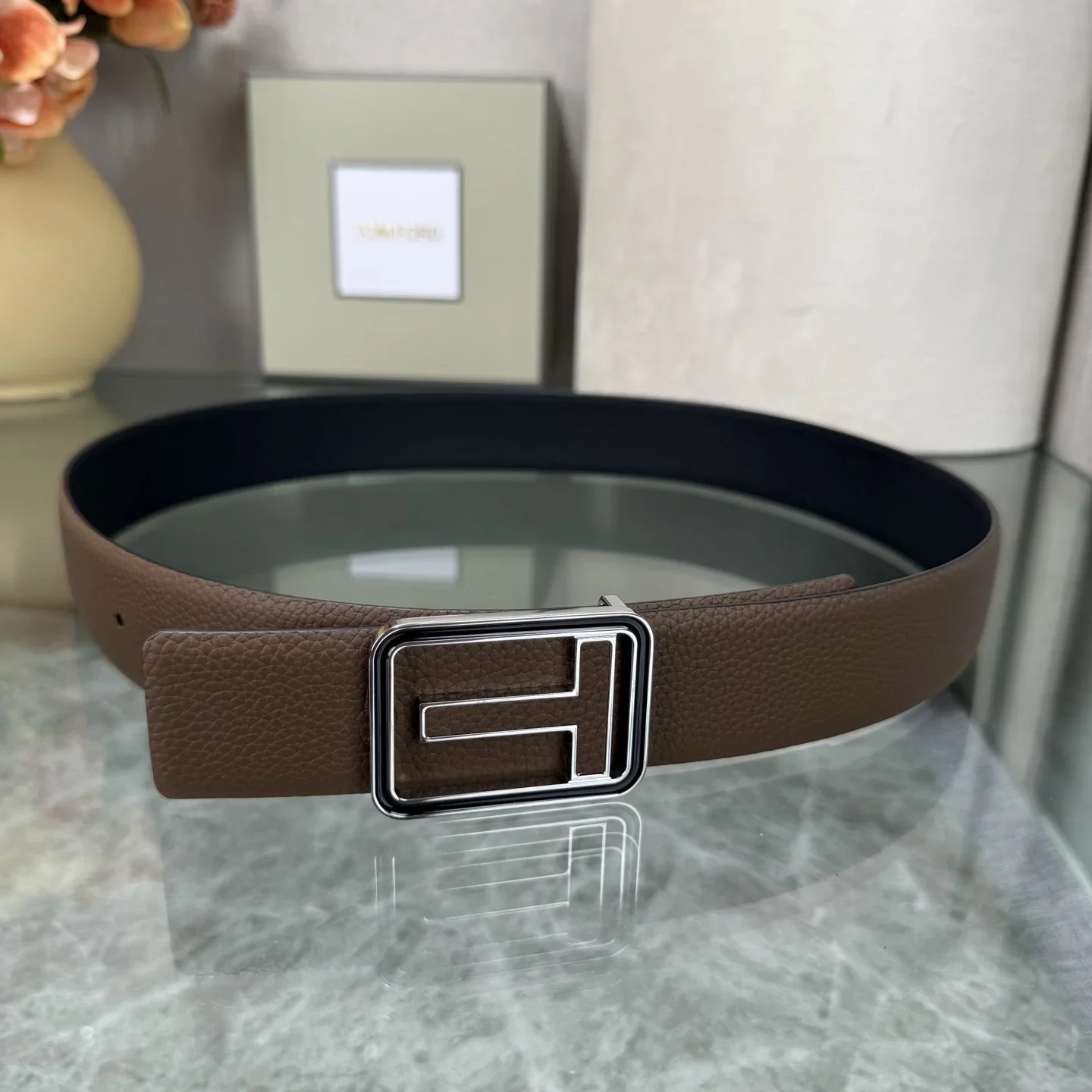 TOM FORD Belts Calf Leather 170202607050806 - Image 8