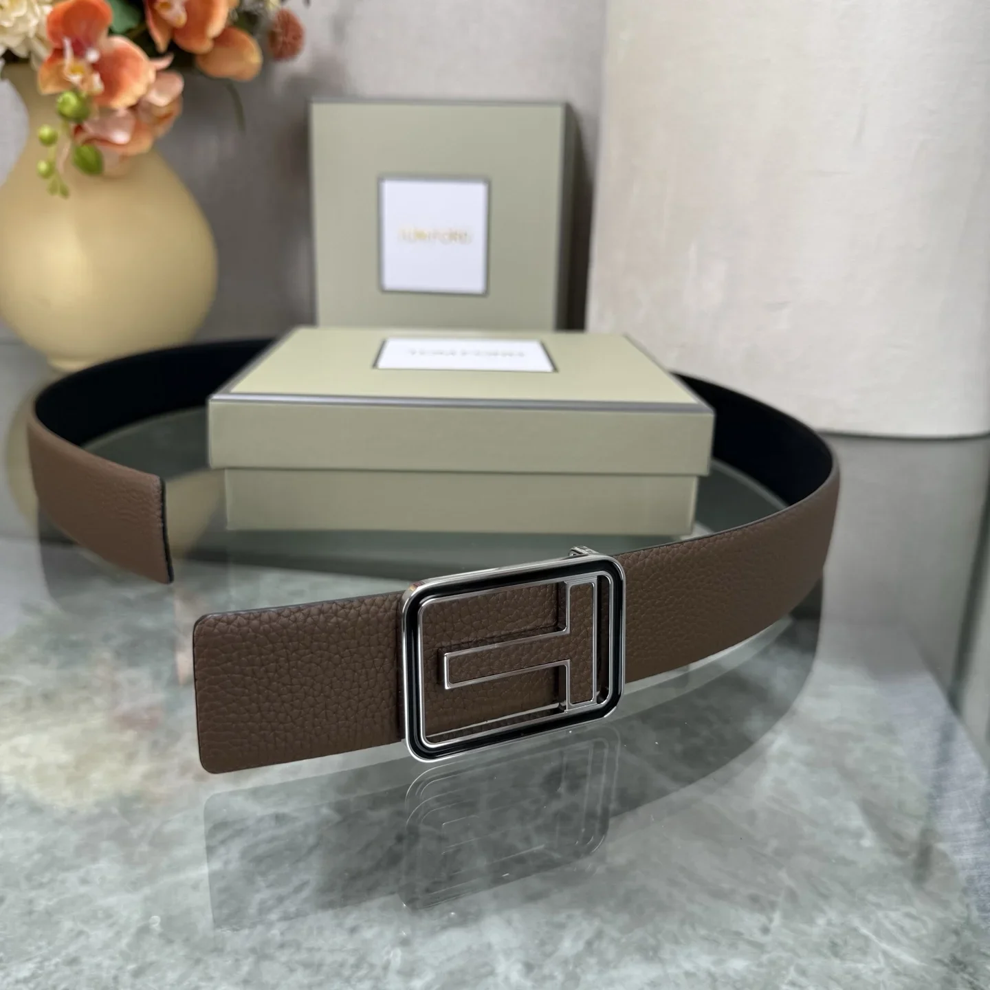 TOM FORD Belts Calf Leather 170202607050806 - Image 9