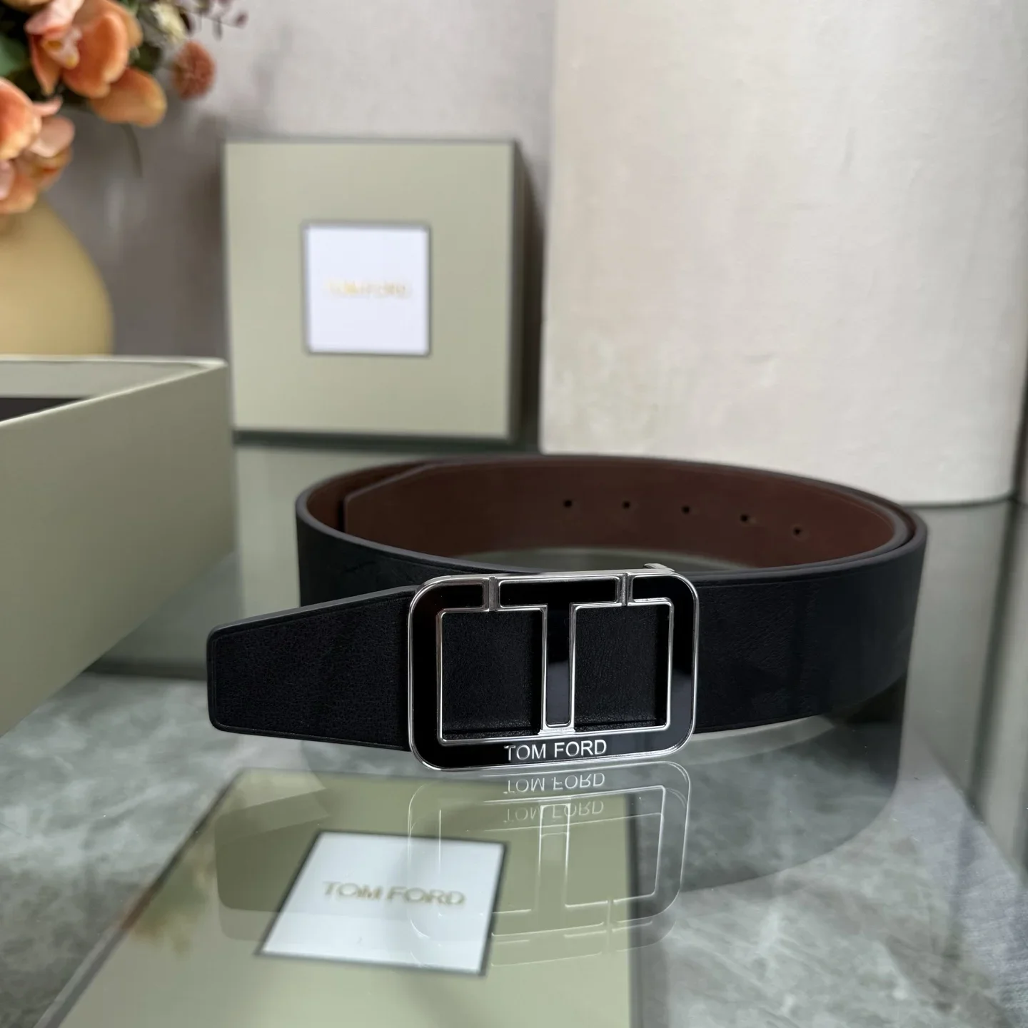 TOM FORD Belts Calf Leather 180202607050774 - Image 2