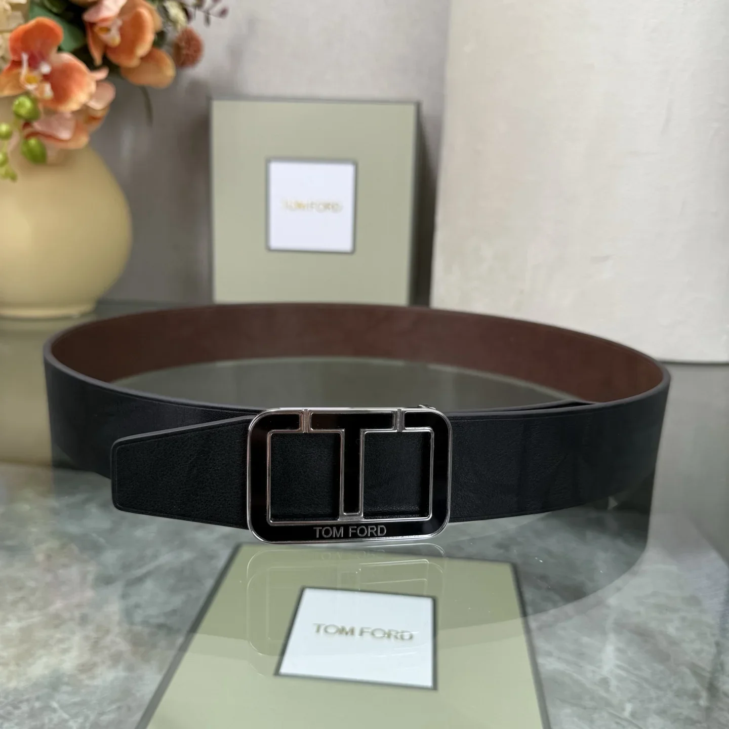 TOM FORD Belts Calf Leather 180202607050774 - Image 3