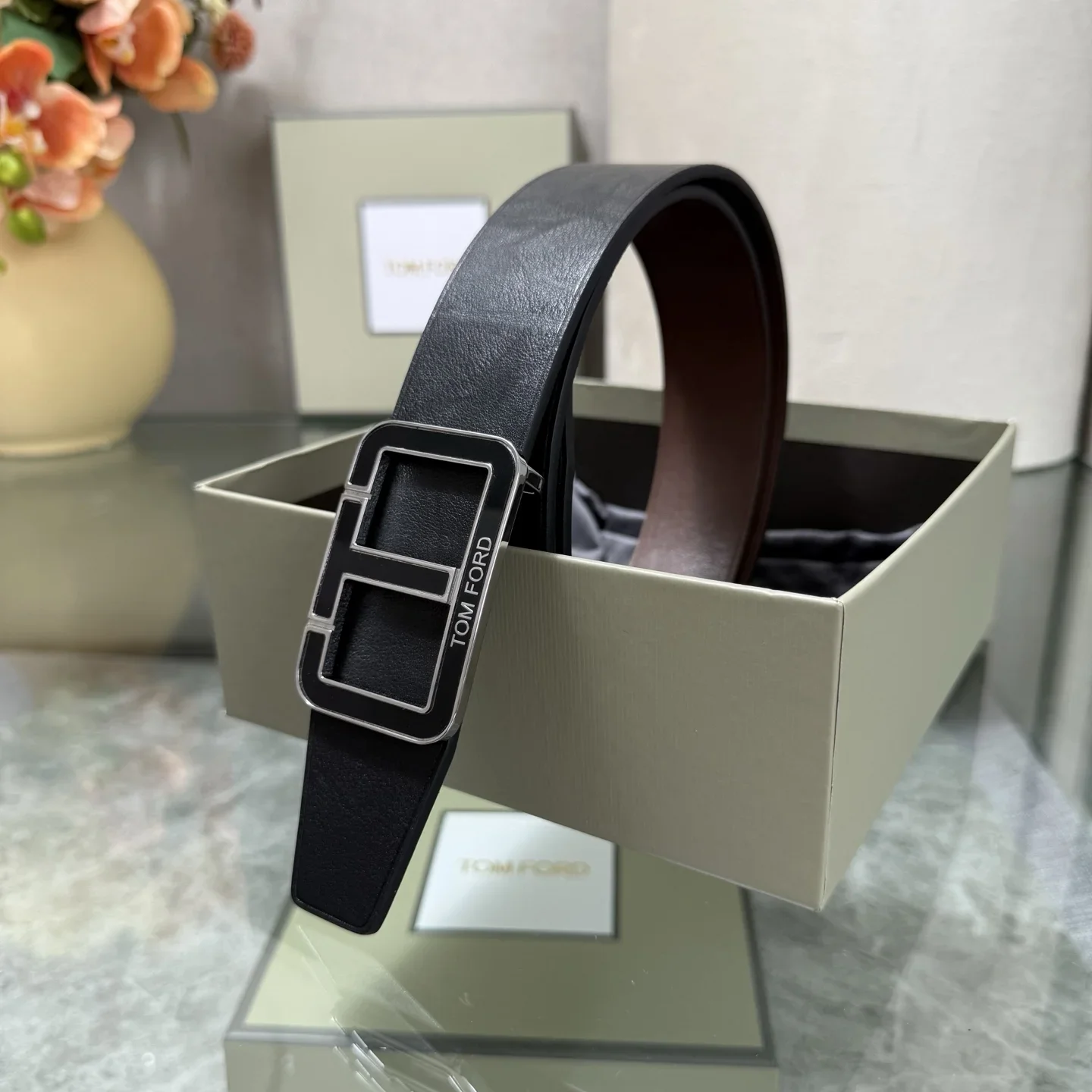TOM FORD Belts Calf Leather 180202607050774 - Image 6