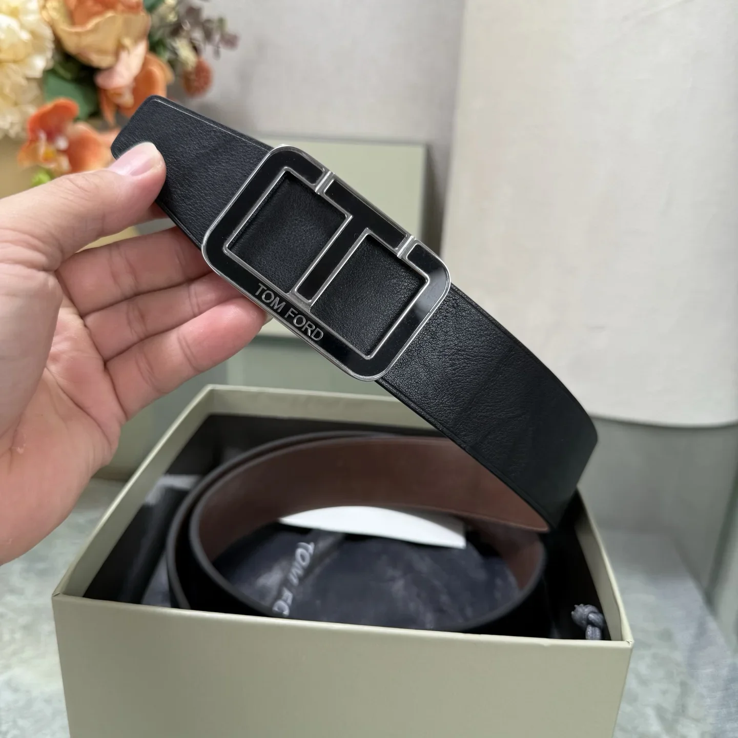 TOM FORD Belts Calf Leather 180202607050774 - Image 7