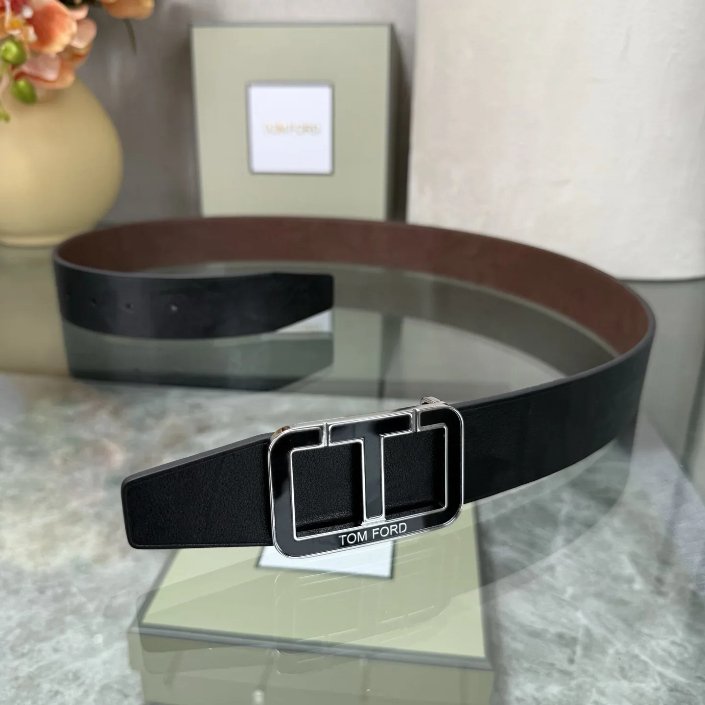 TOM FORD Belts Calf Leather 180202607050774 - Image 8