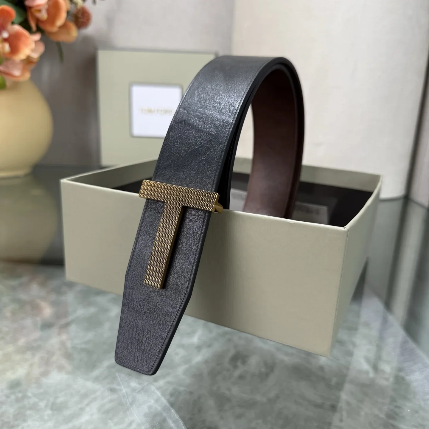 TOM FORD Belts Calf Leather 180202607050788 - Image 8