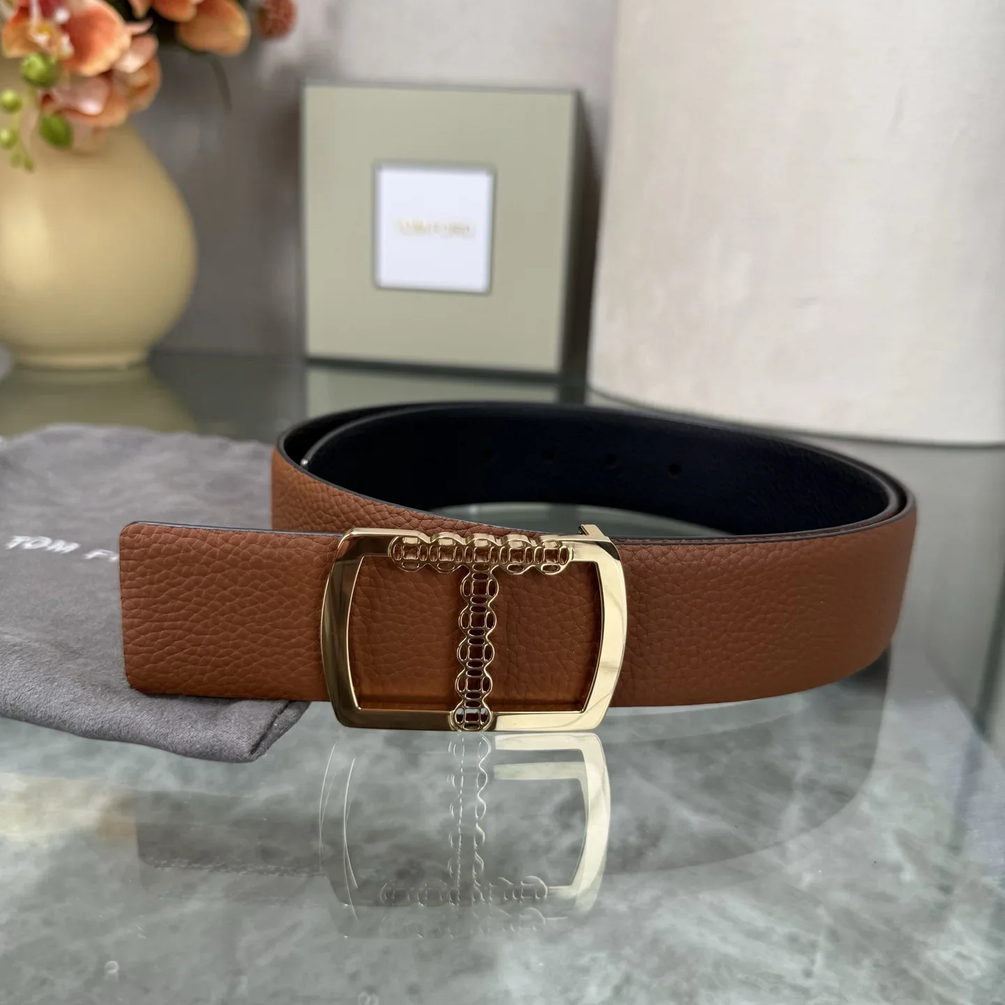 TOM FORD Belts Calfskin Leather 170202607050780 - Image 2