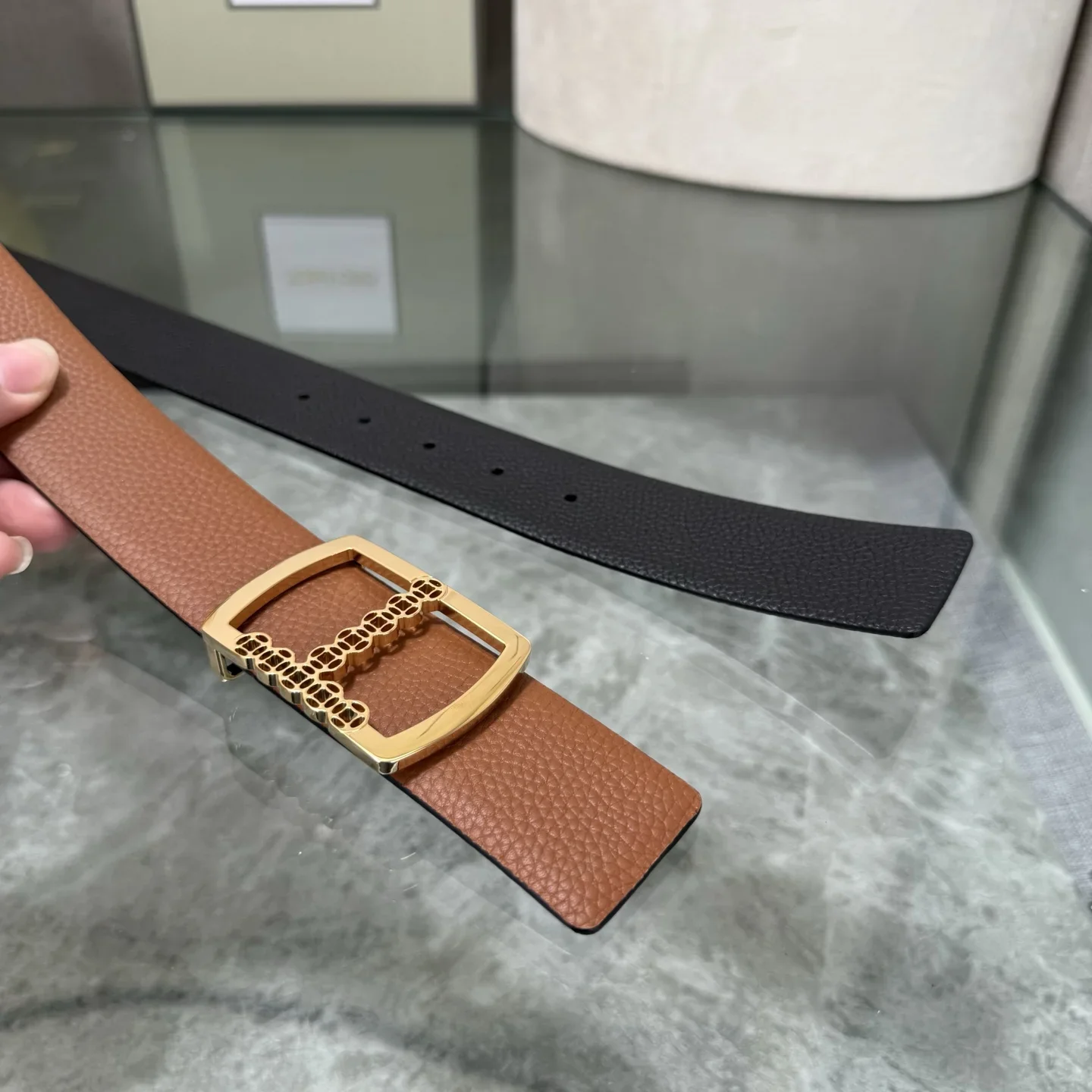 TOM FORD Belts Calfskin Leather 170202607050780 - Image 6