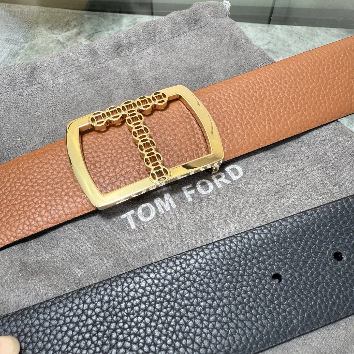 TOM FORD Belts Calfskin Leather 170202607050780 - Image 9