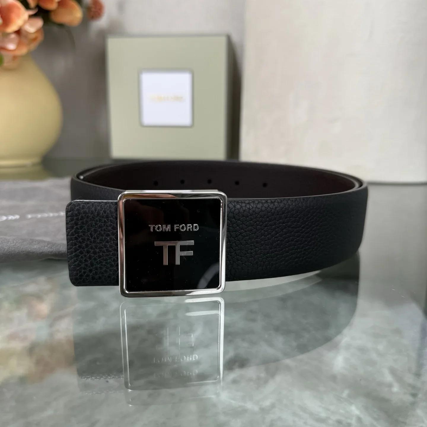 TOM FORD Belts Calfskin Leather 170202607050792 - Image 2