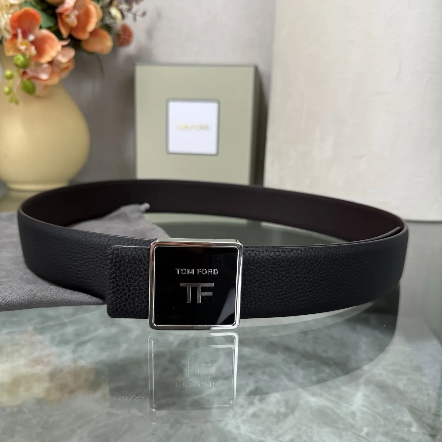 TOM FORD Belts Calfskin Leather 170202607050792 - Image 3