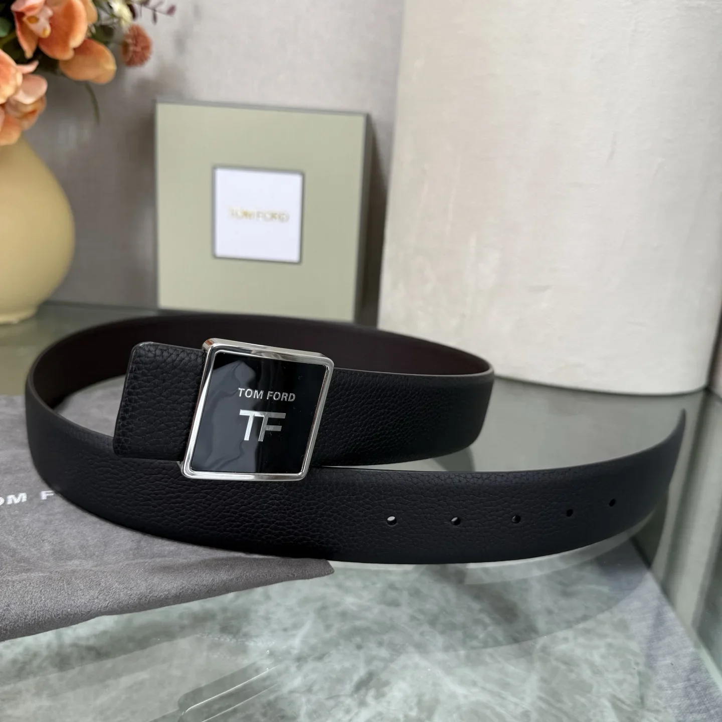TOM FORD Belts Calfskin Leather 170202607050792 - Image 4