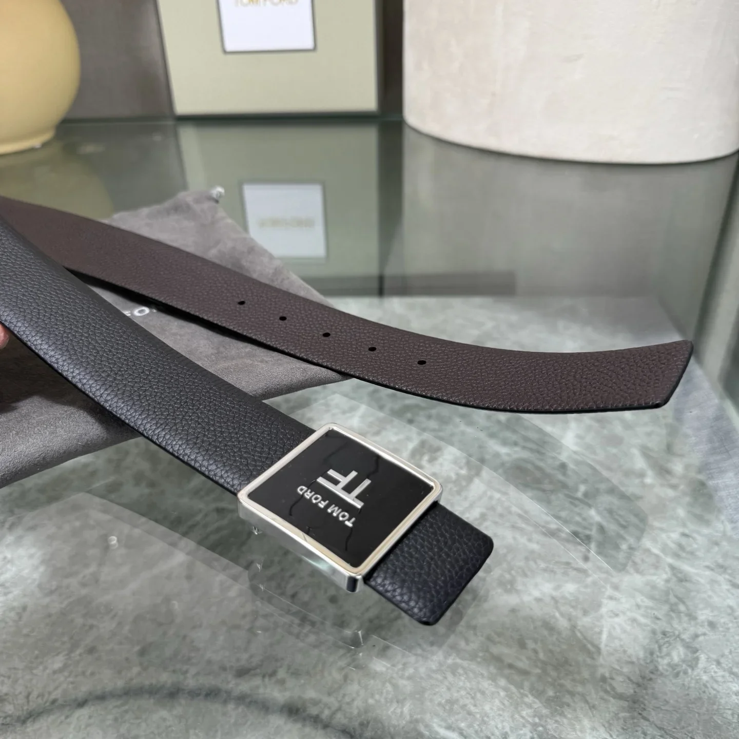 TOM FORD Belts Calfskin Leather 170202607050792 - Image 5