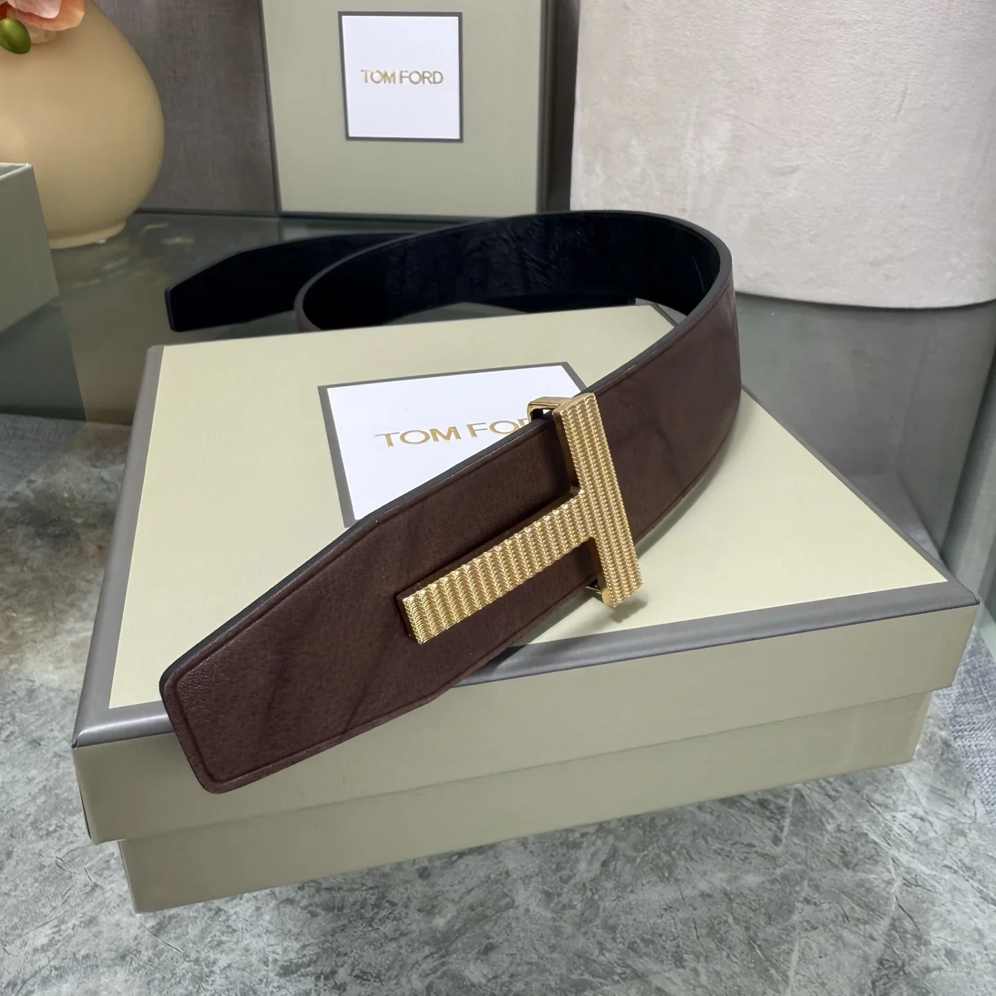TOM FORD Belts Calfskin Leather 180202607050786 - Image 8