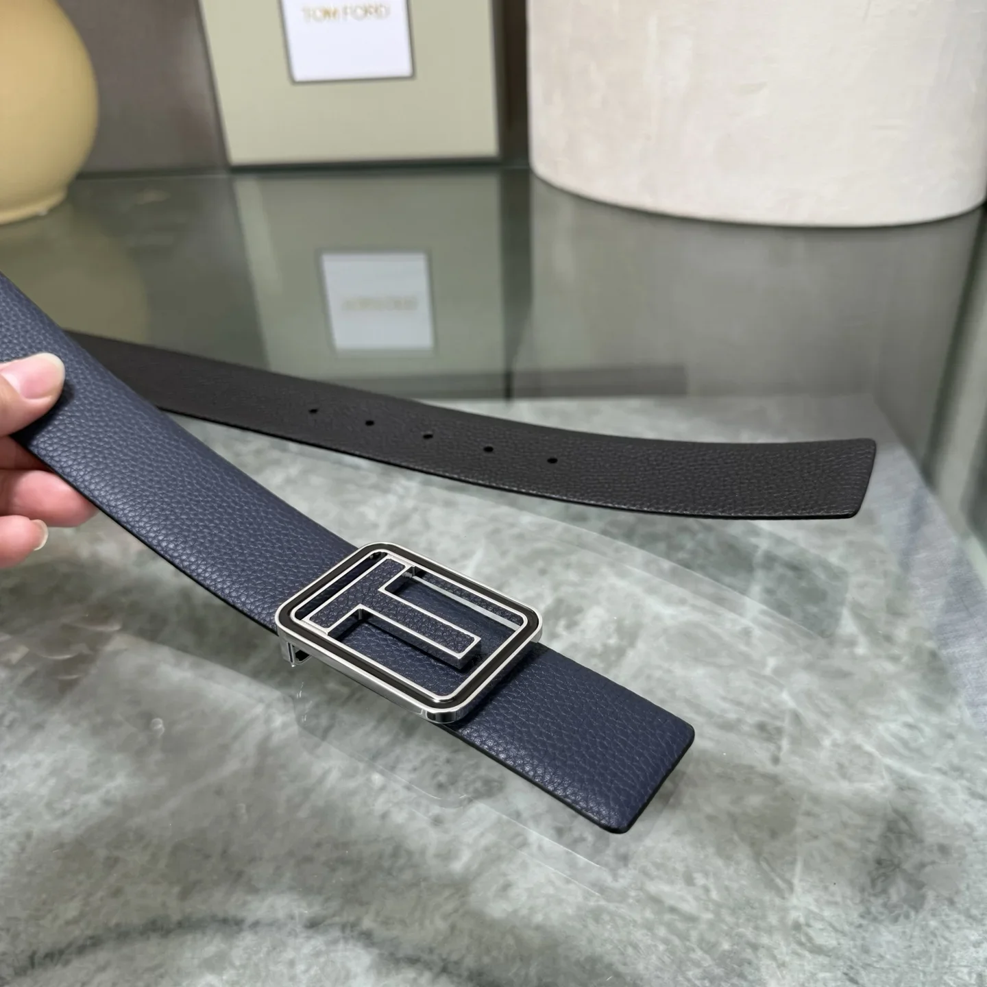 TOM FORD Belts Cowhide Leather 170202607050775 - Image 7