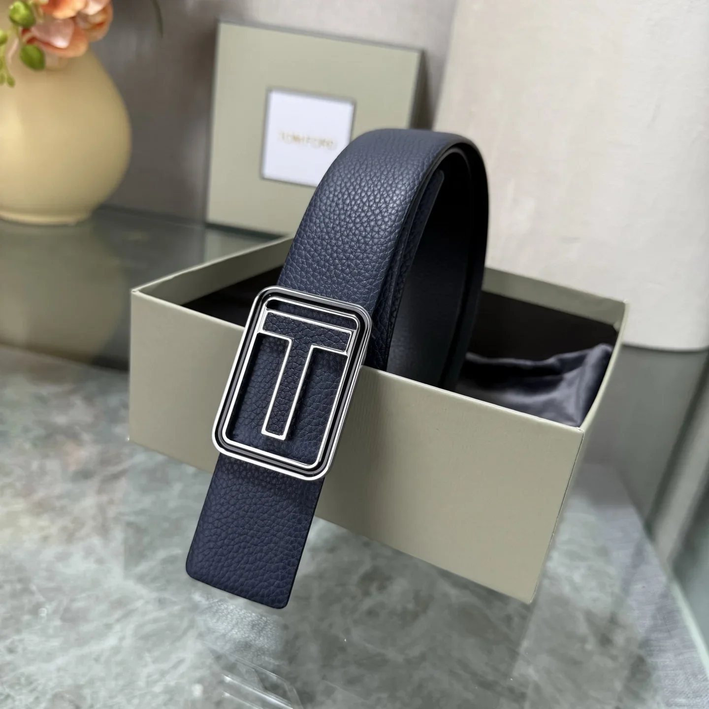 TOM FORD Belts Cowhide Leather 170202607050775 - Image 8