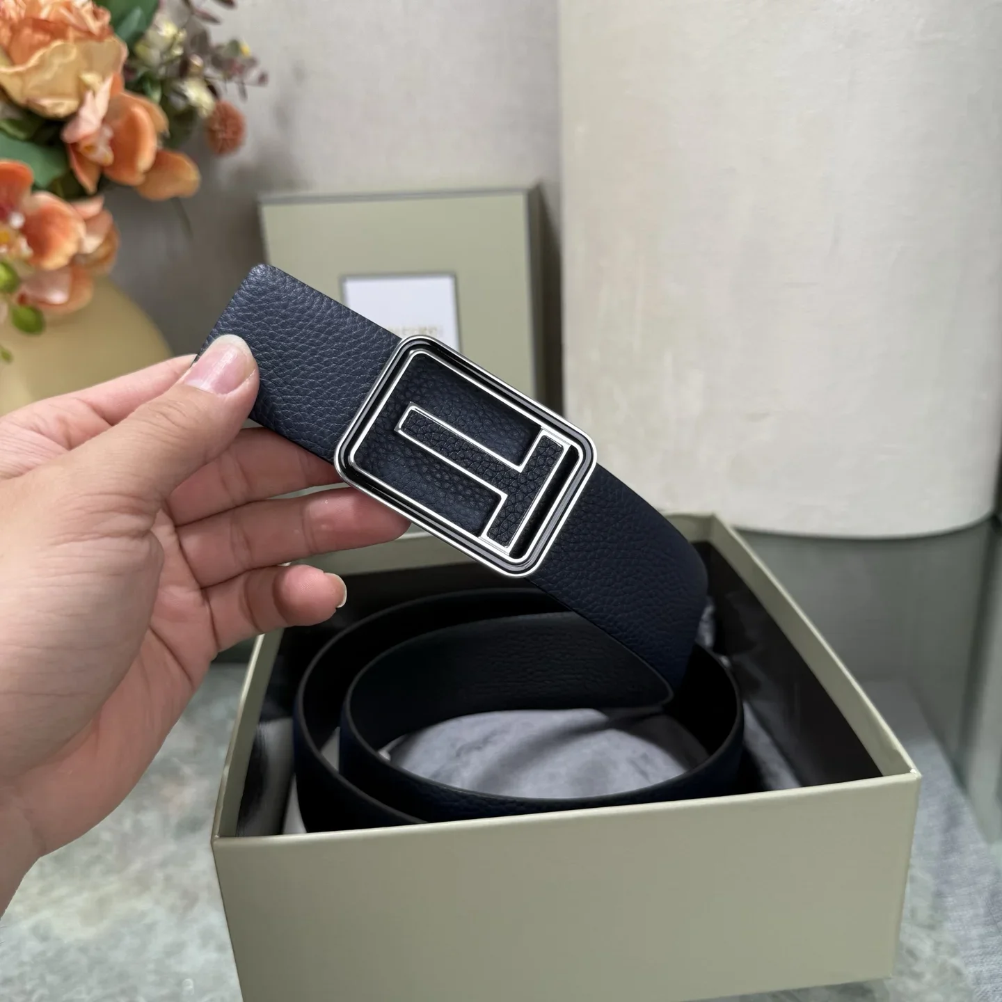 TOM FORD Belts Cowhide Leather 170202607050775 - Image 9