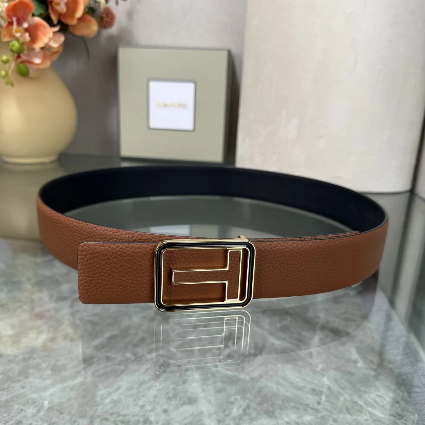 TOM FORD Belts Cowhide Leather 170202607050776 - Image 2