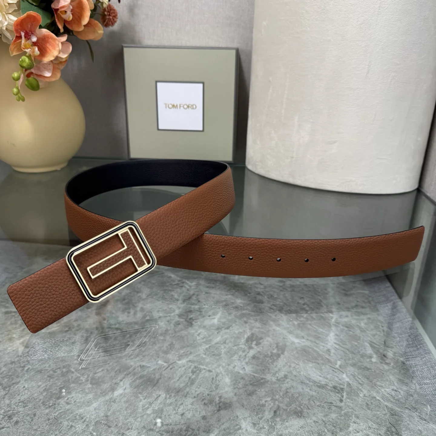 TOM FORD Belts Cowhide Leather 170202607050776 - Image 3
