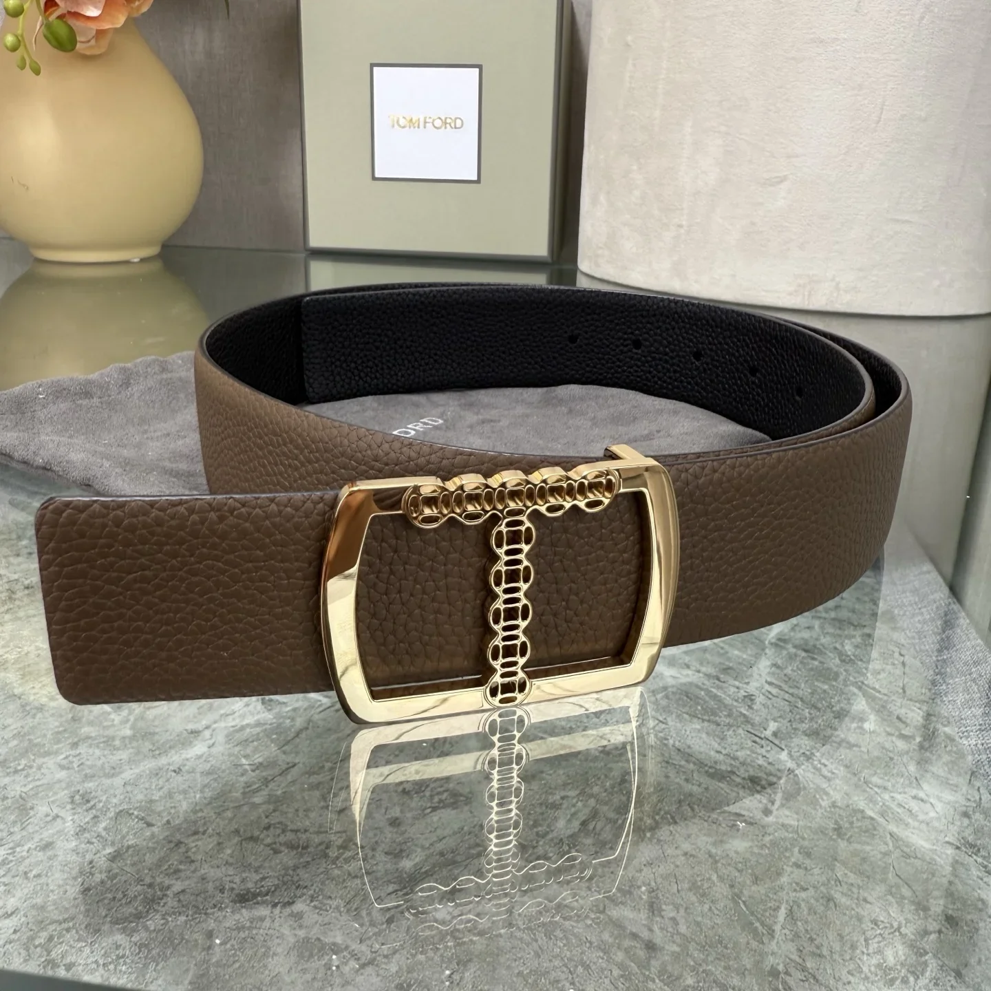 TOM FORD Belts Cowhide Leather 170202607050782 - Image 2
