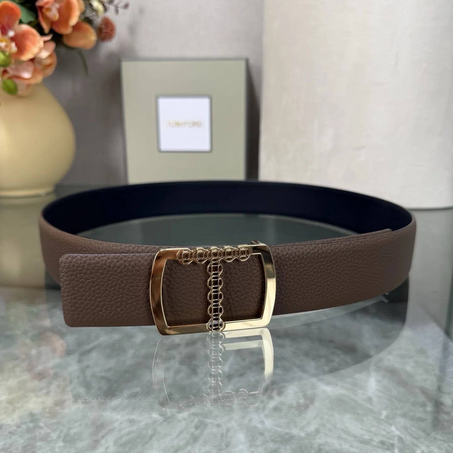 TOM FORD Belts Cowhide Leather 170202607050782 - Image 3