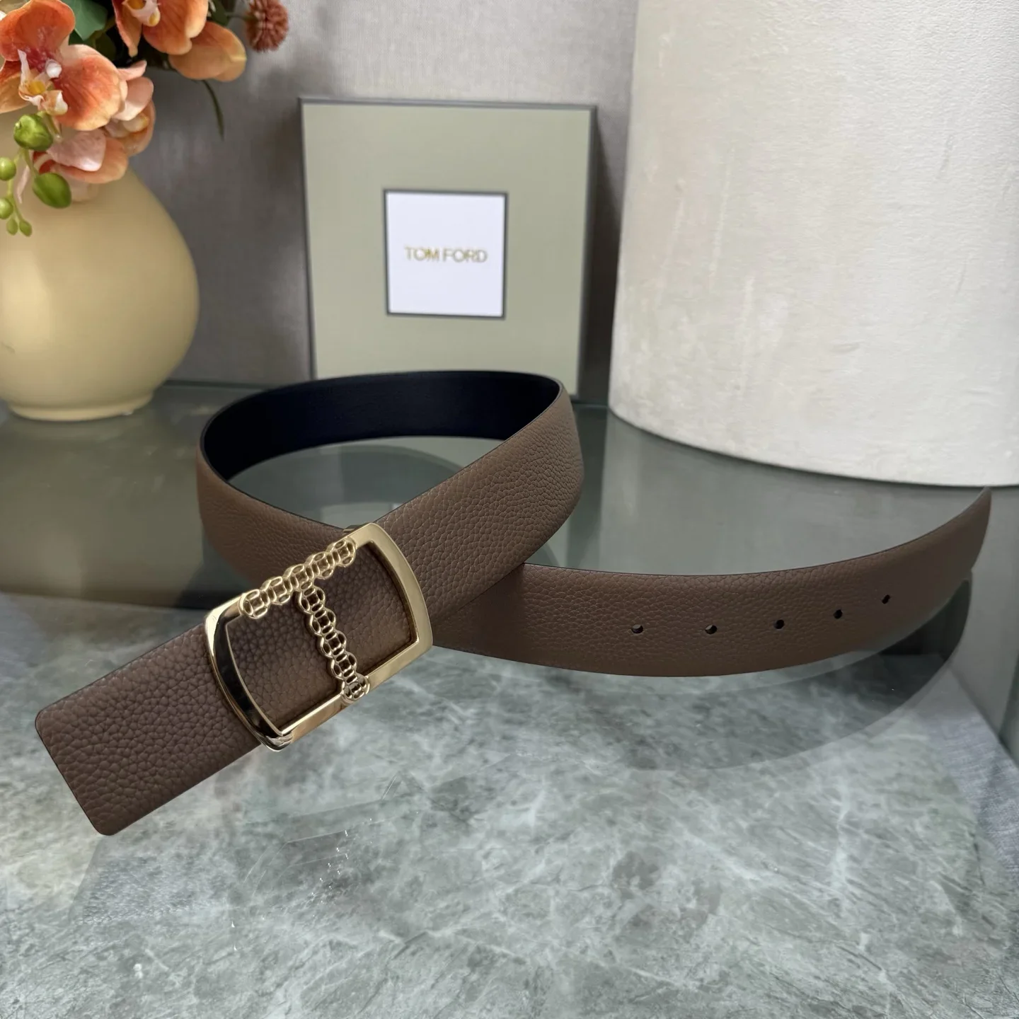 TOM FORD Belts Cowhide Leather 170202607050782 - Image 4