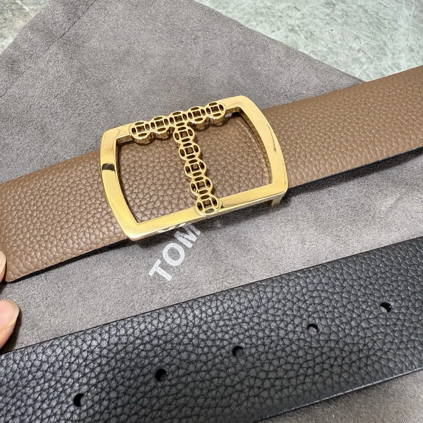 TOM FORD Belts Cowhide Leather 170202607050782 - Image 6