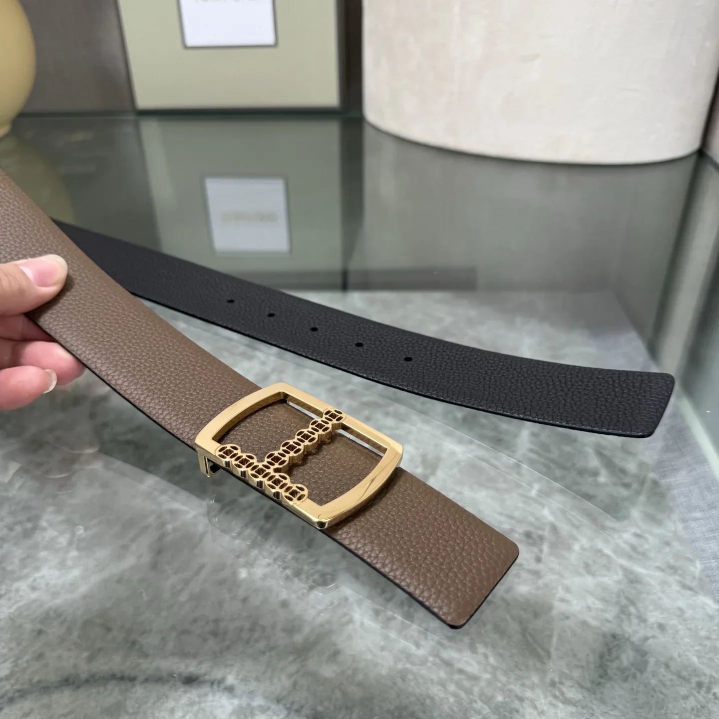 TOM FORD Belts Cowhide Leather 170202607050782 - Image 9