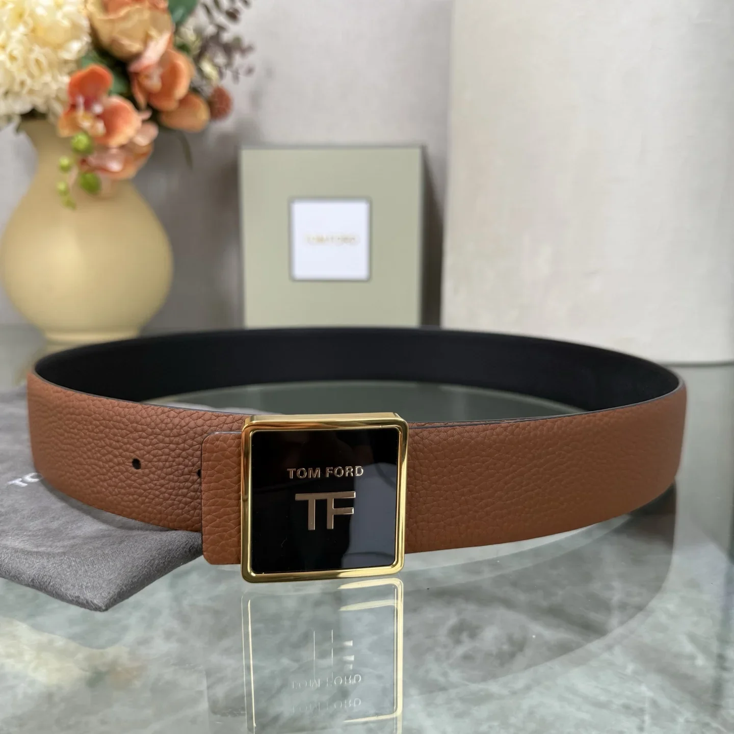 TOM FORD Belts Cowhide Leather 170202607050790 - Image 3
