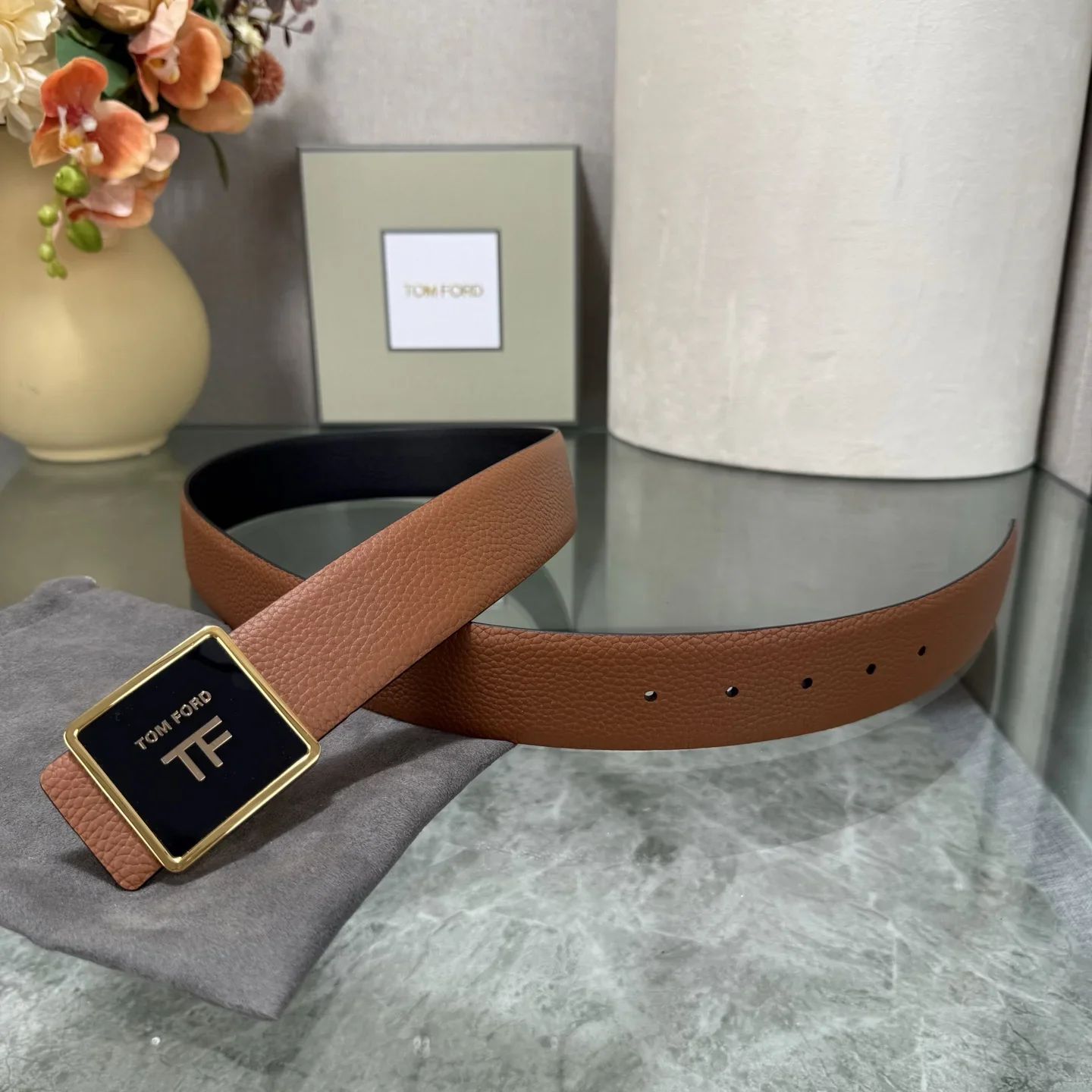 TOM FORD Belts Cowhide Leather 170202607050790 - Image 4
