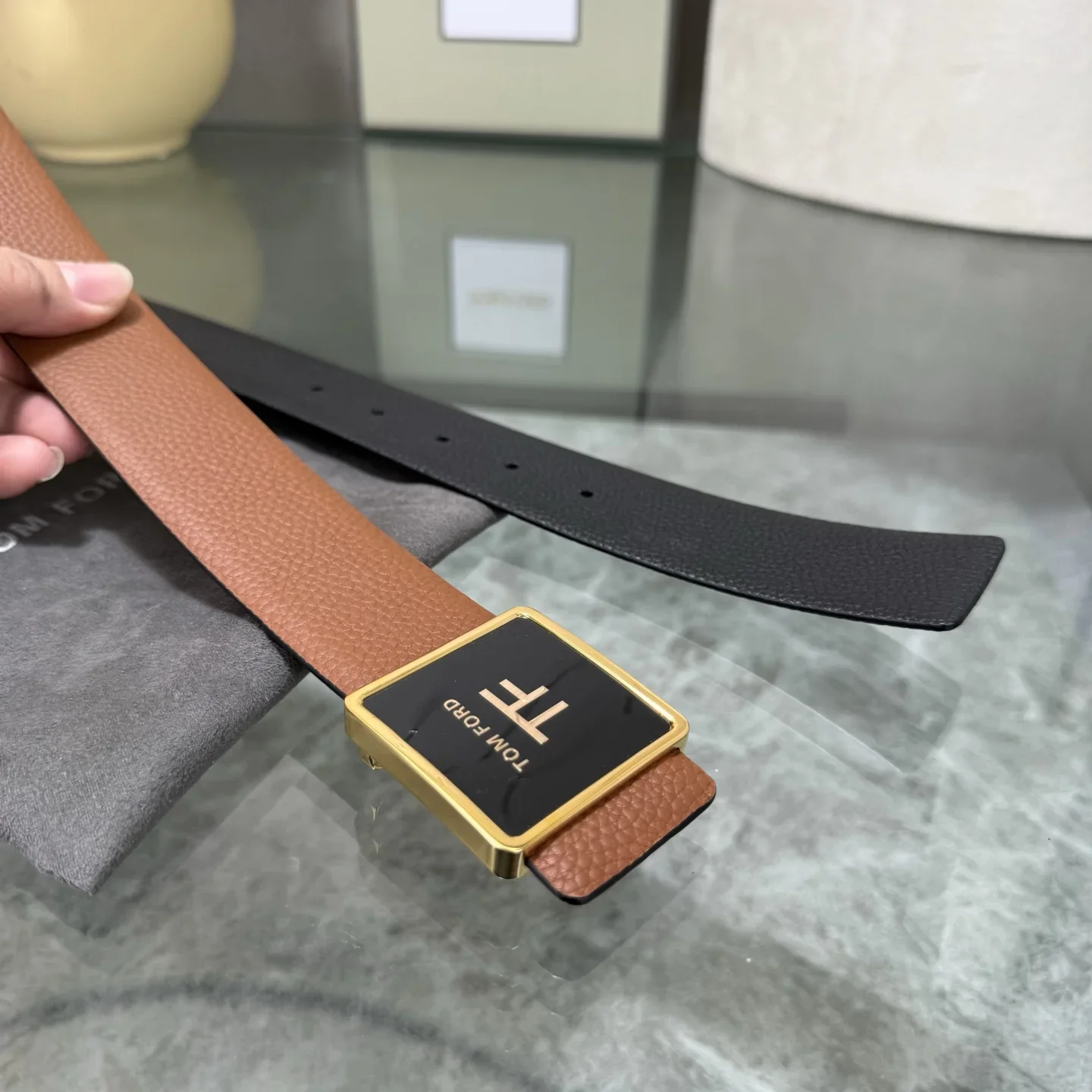 TOM FORD Belts Cowhide Leather 170202607050790 - Image 5