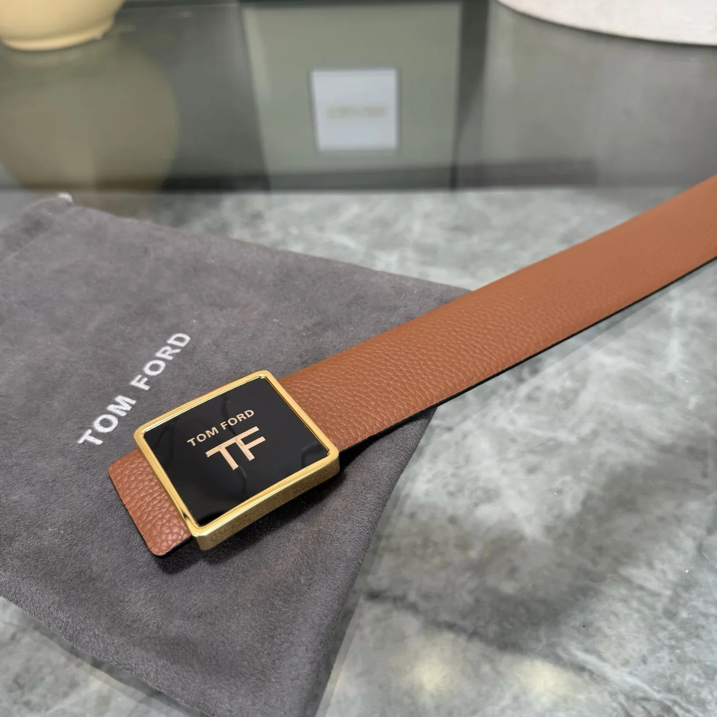 TOM FORD Belts Cowhide Leather 170202607050790 - Image 6
