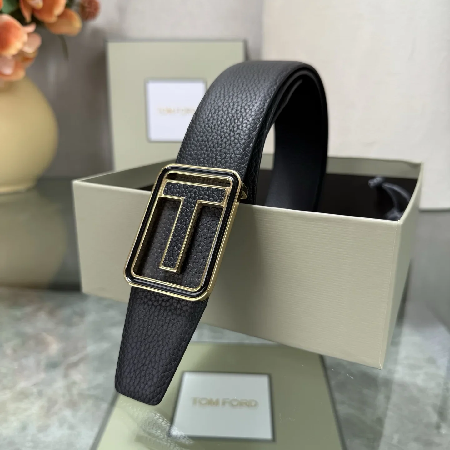 TOM FORD Belts Cowhide Leather 170202607050793 - Image 6