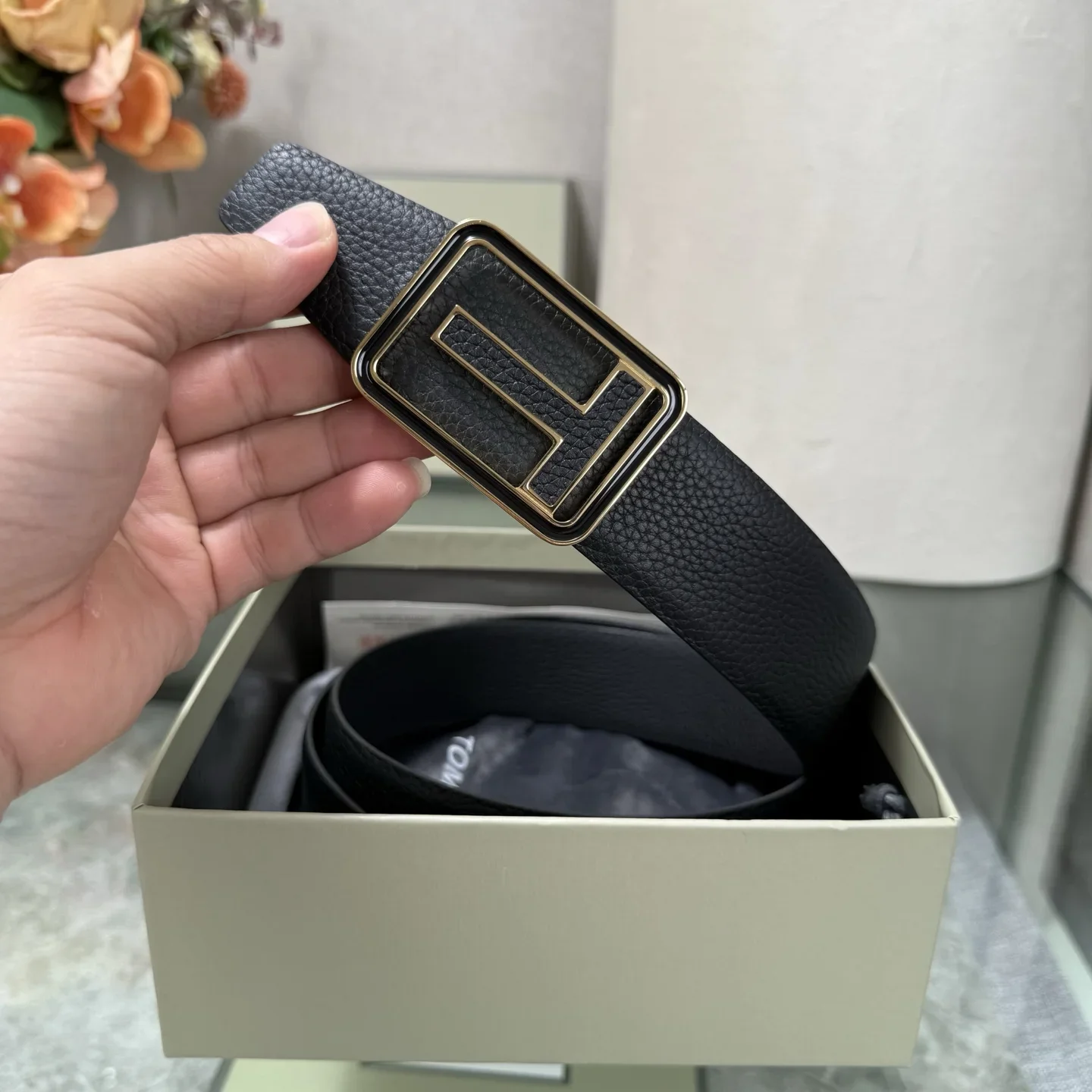TOM FORD Belts Cowhide Leather 170202607050793 - Image 7