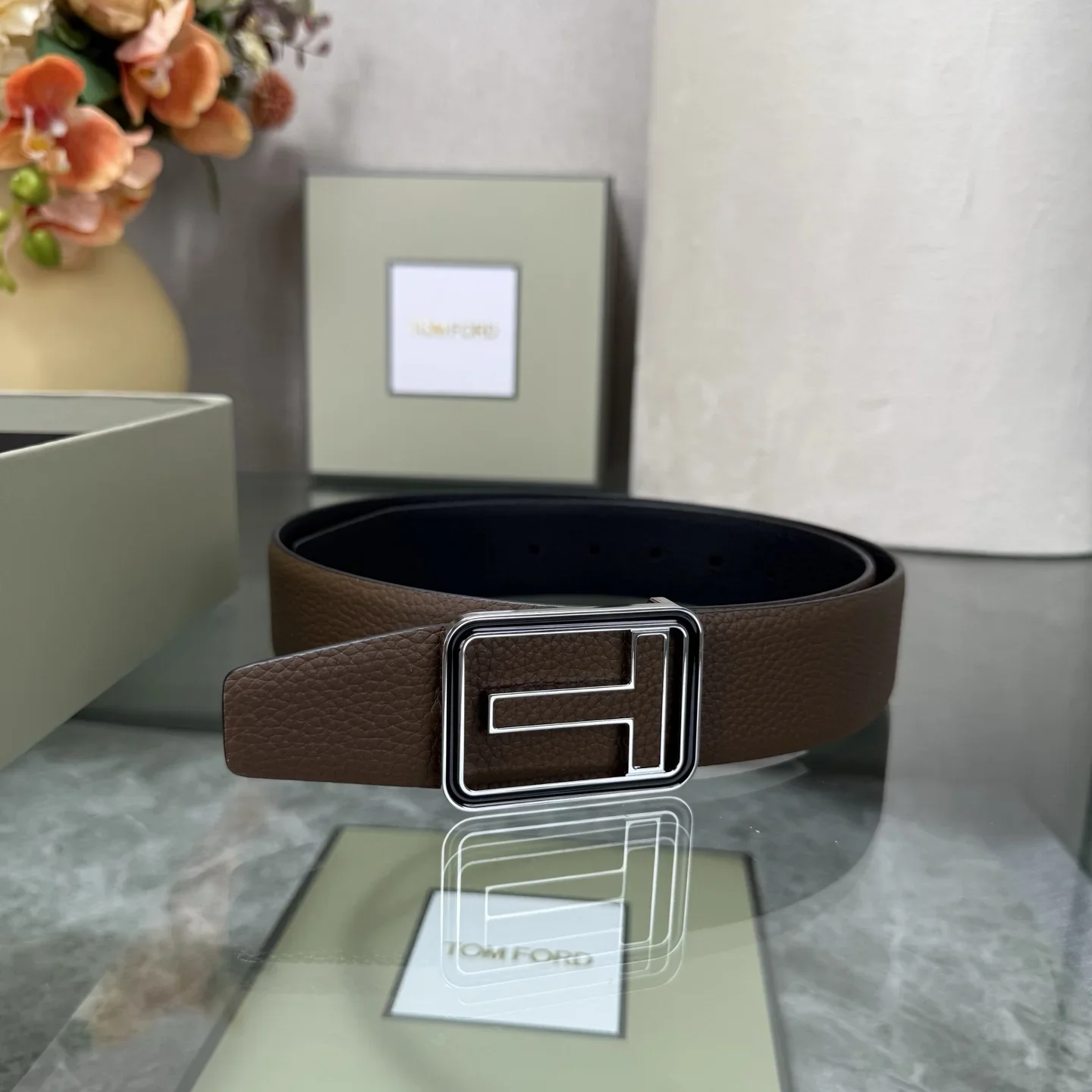 TOM FORD Belts Cowhide Leather 170202607050794 - Image 2