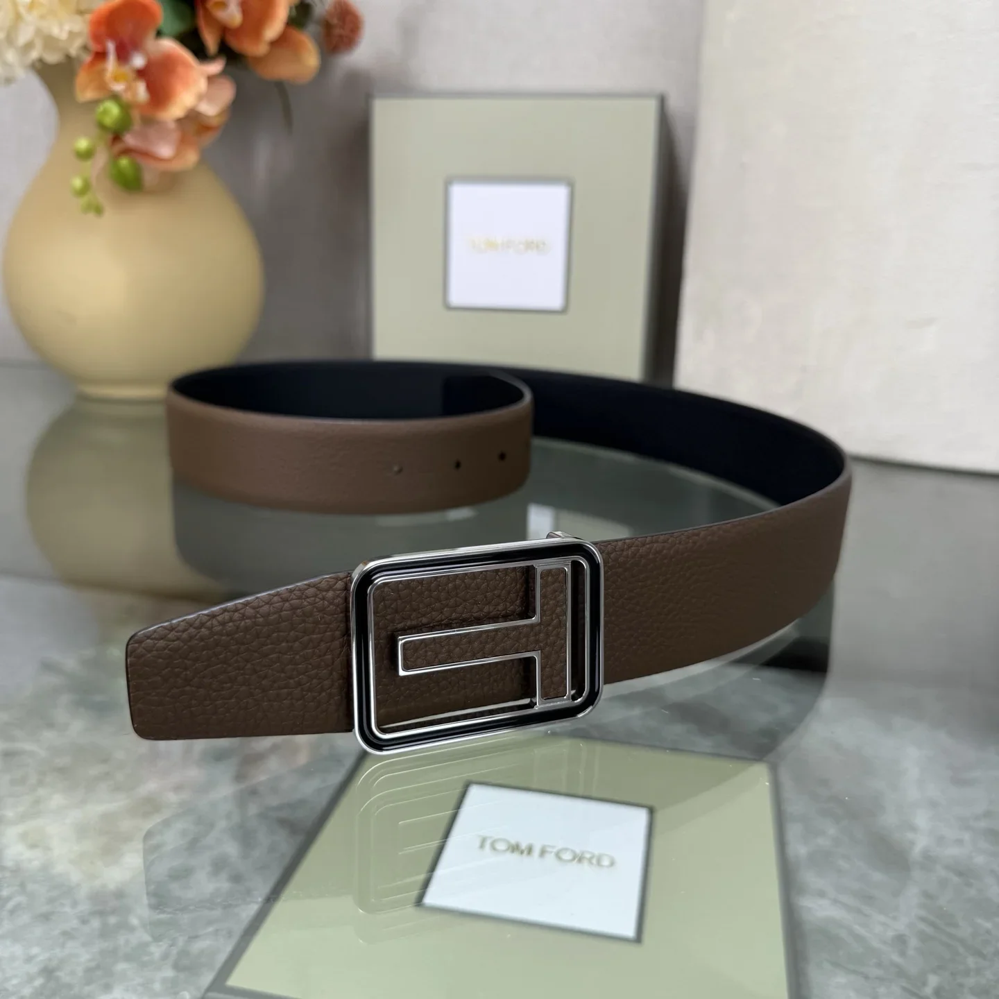 TOM FORD Belts Cowhide Leather 170202607050794 - Image 4