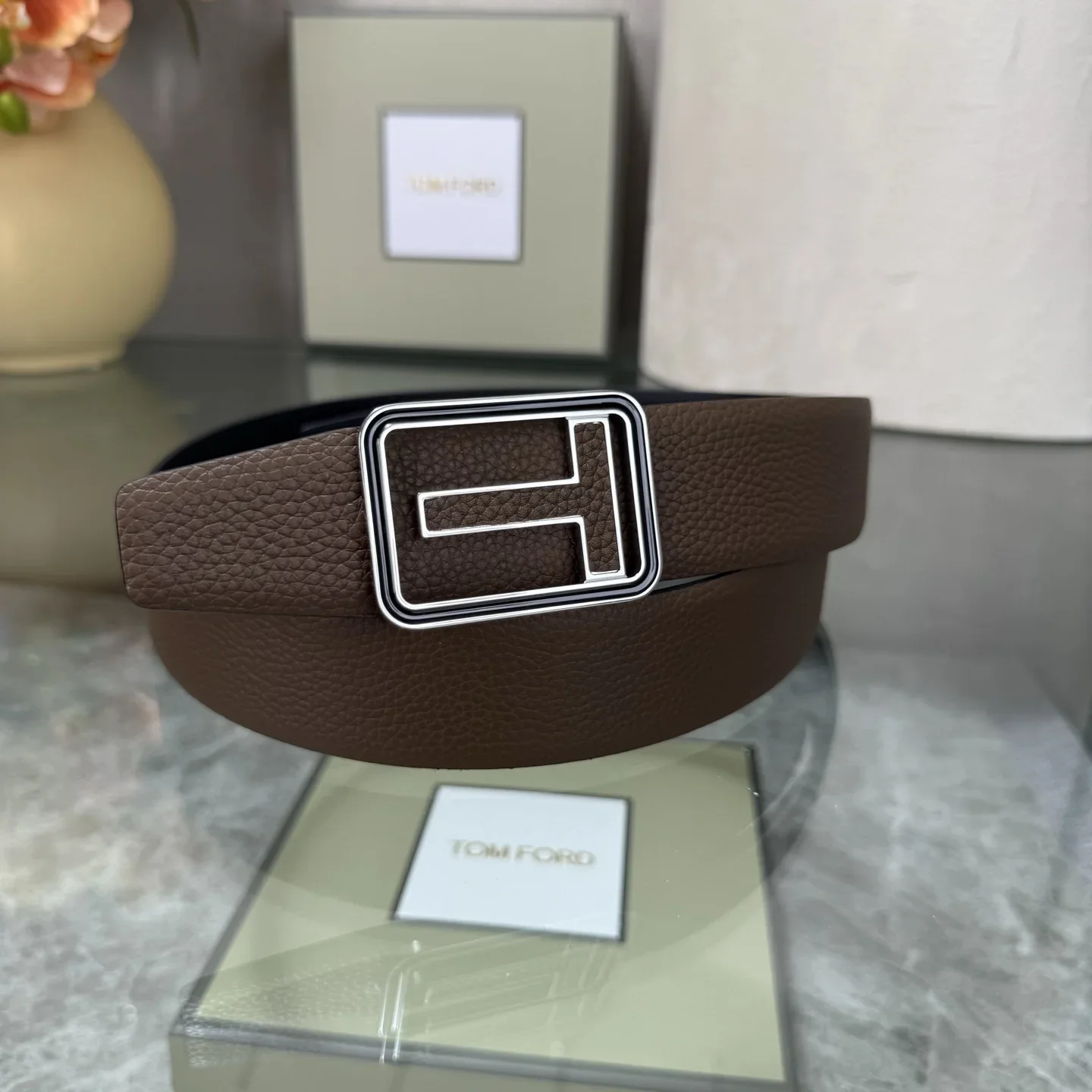 TOM FORD Belts Cowhide Leather 170202607050794 - Image 5
