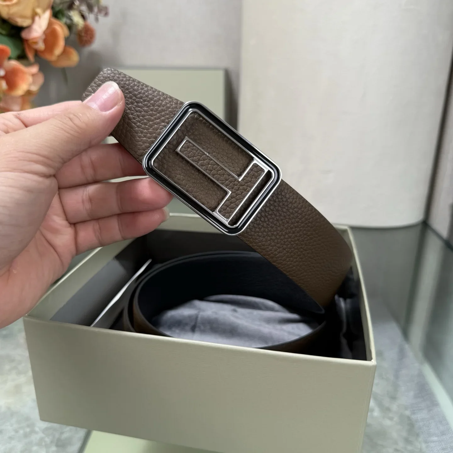 TOM FORD Belts Cowhide Leather 170202607050794 - Image 9