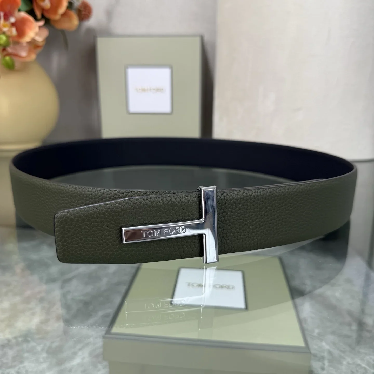 TOM FORD Belts Cowhide Leather 170202607050805 - Image 3