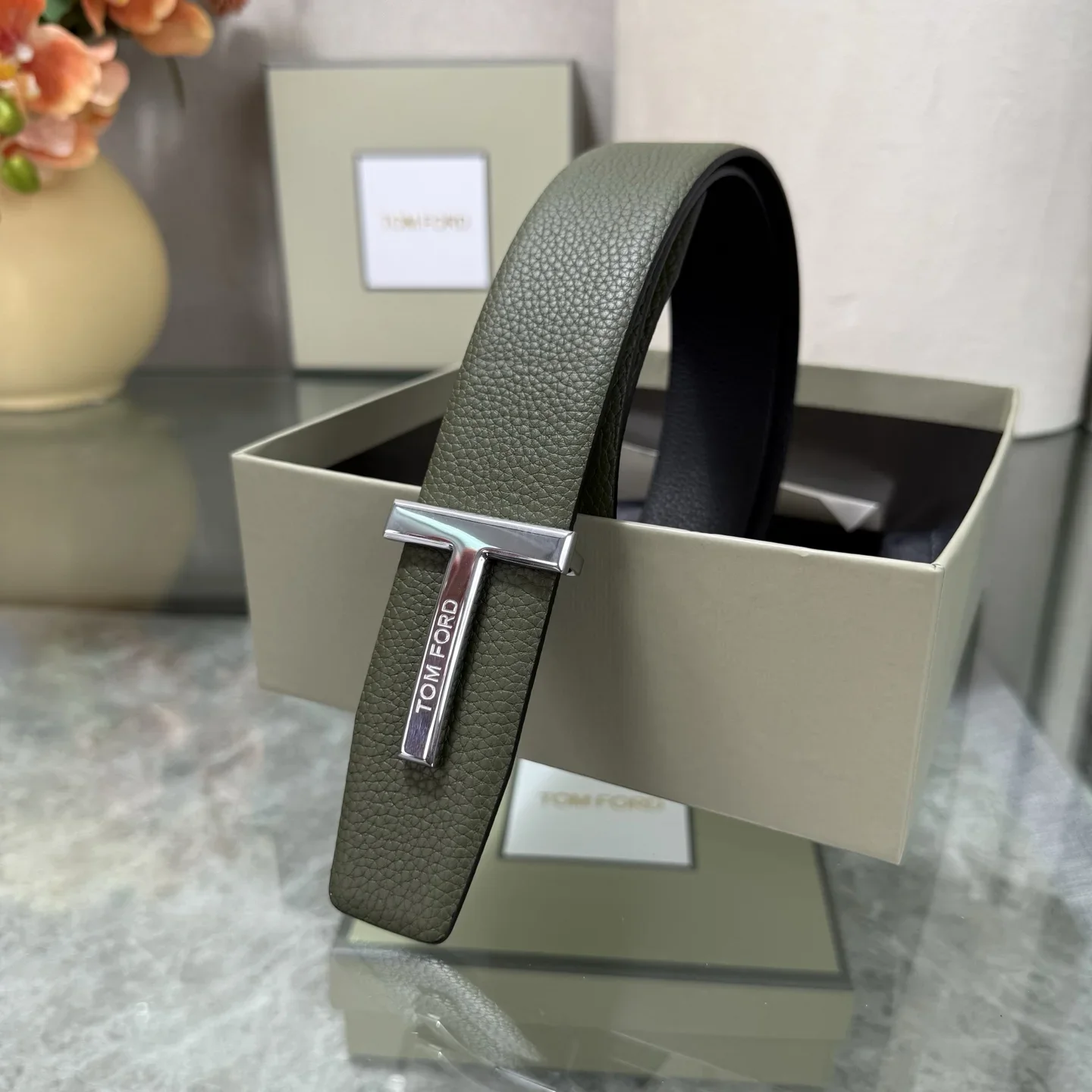 TOM FORD Belts Cowhide Leather 170202607050805 - Image 6