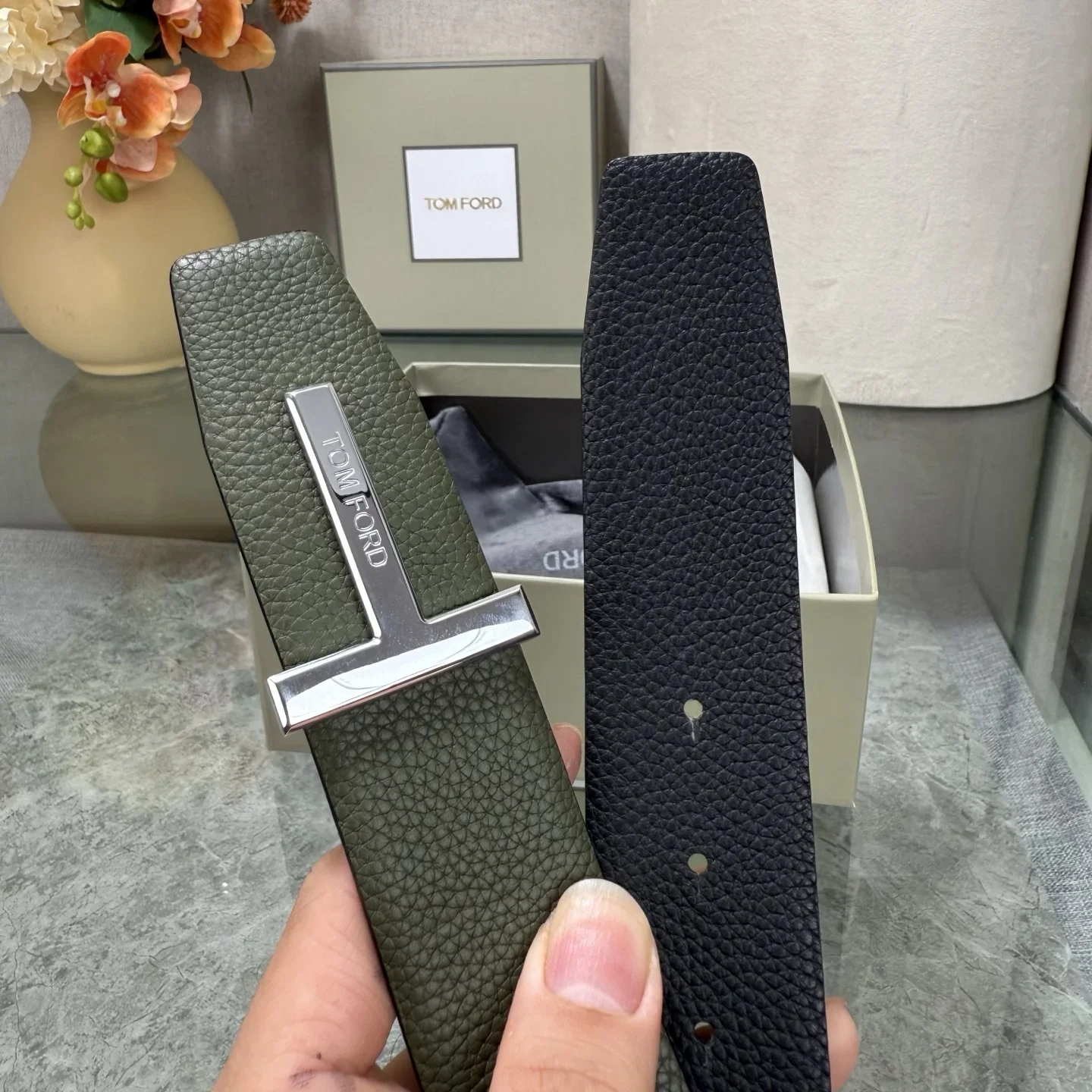 TOM FORD Belts Cowhide Leather 170202607050805 - Image 8