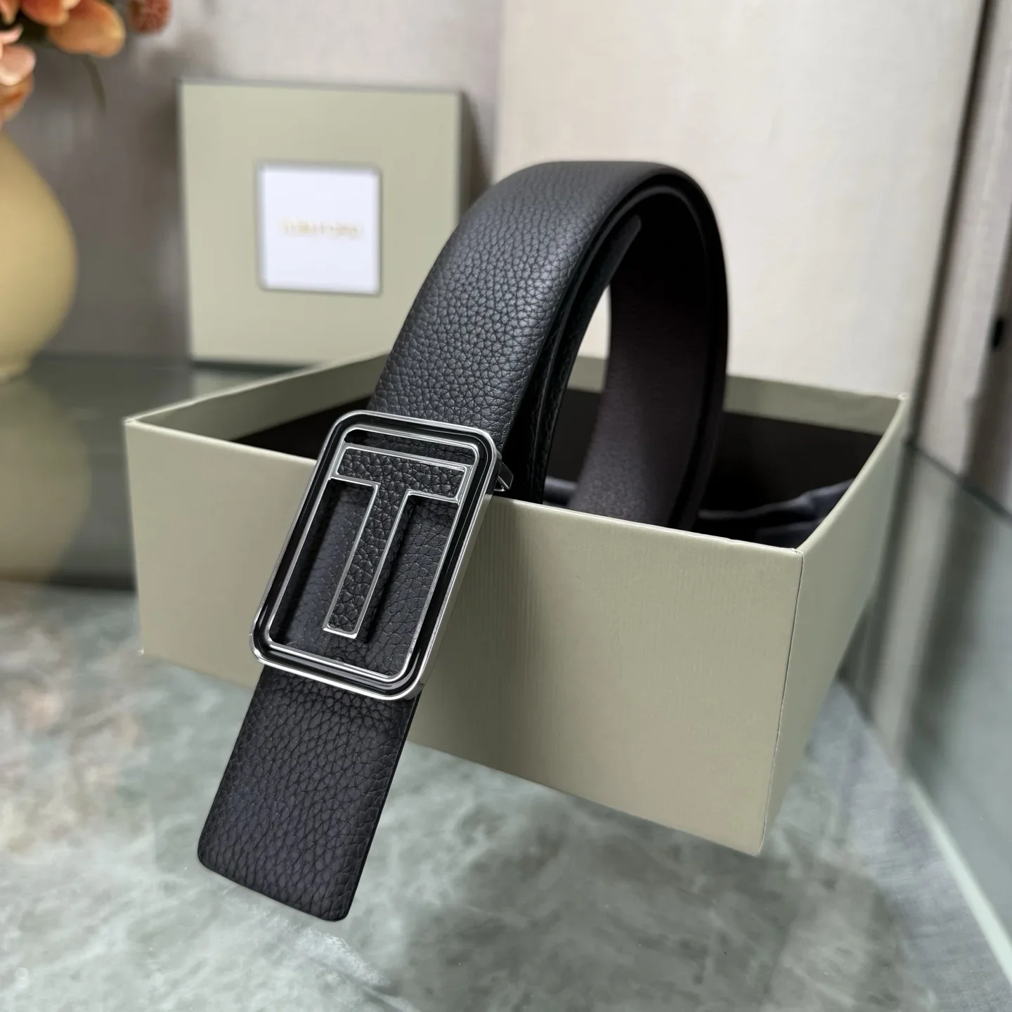 TOM FORD Belts Full Grain Leather 170202607050777 - Image 5