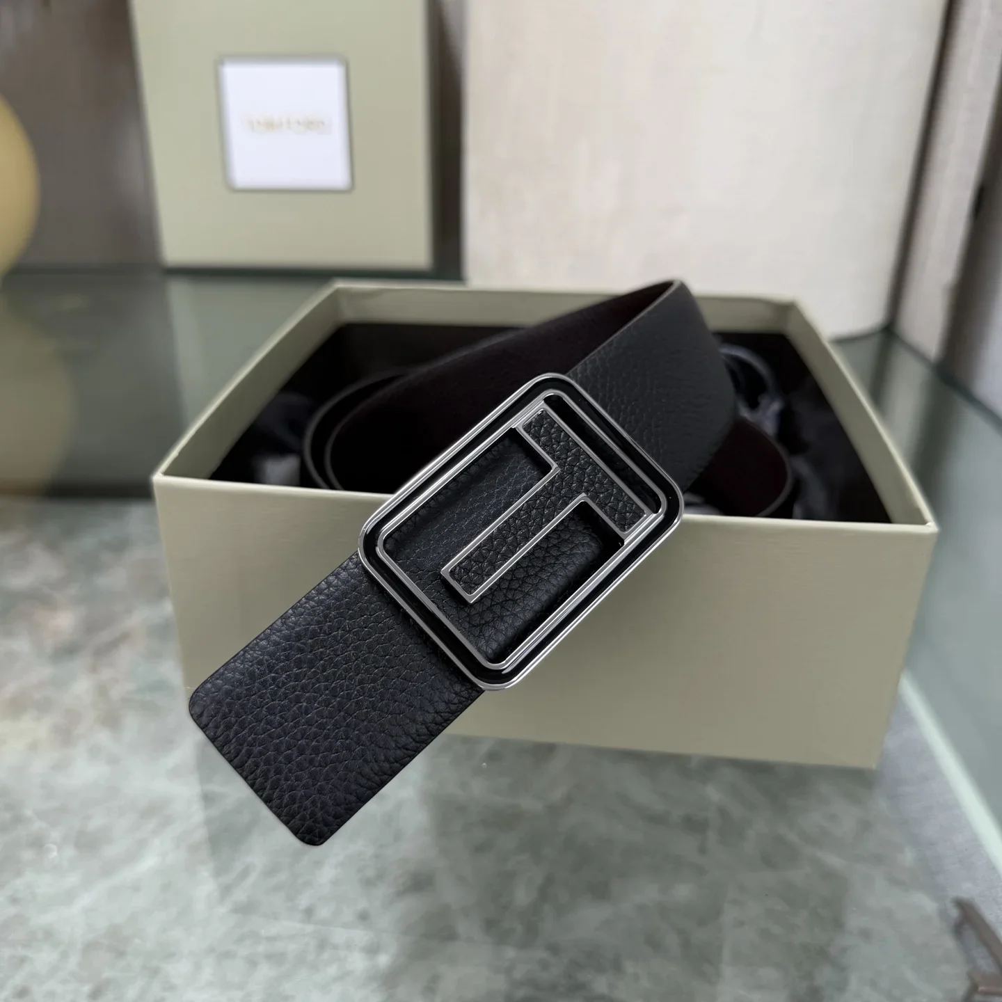 TOM FORD Belts Full Grain Leather 170202607050777 - Image 6