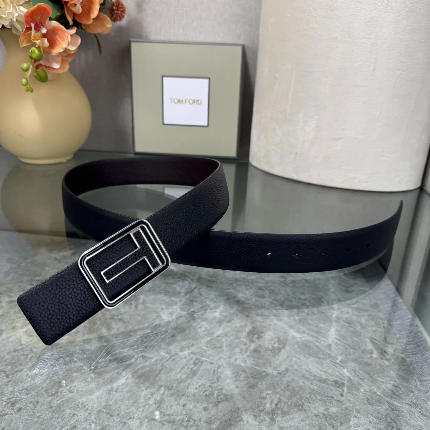 TOM FORD Belts Full Grain Leather 170202607050777 - Image 7