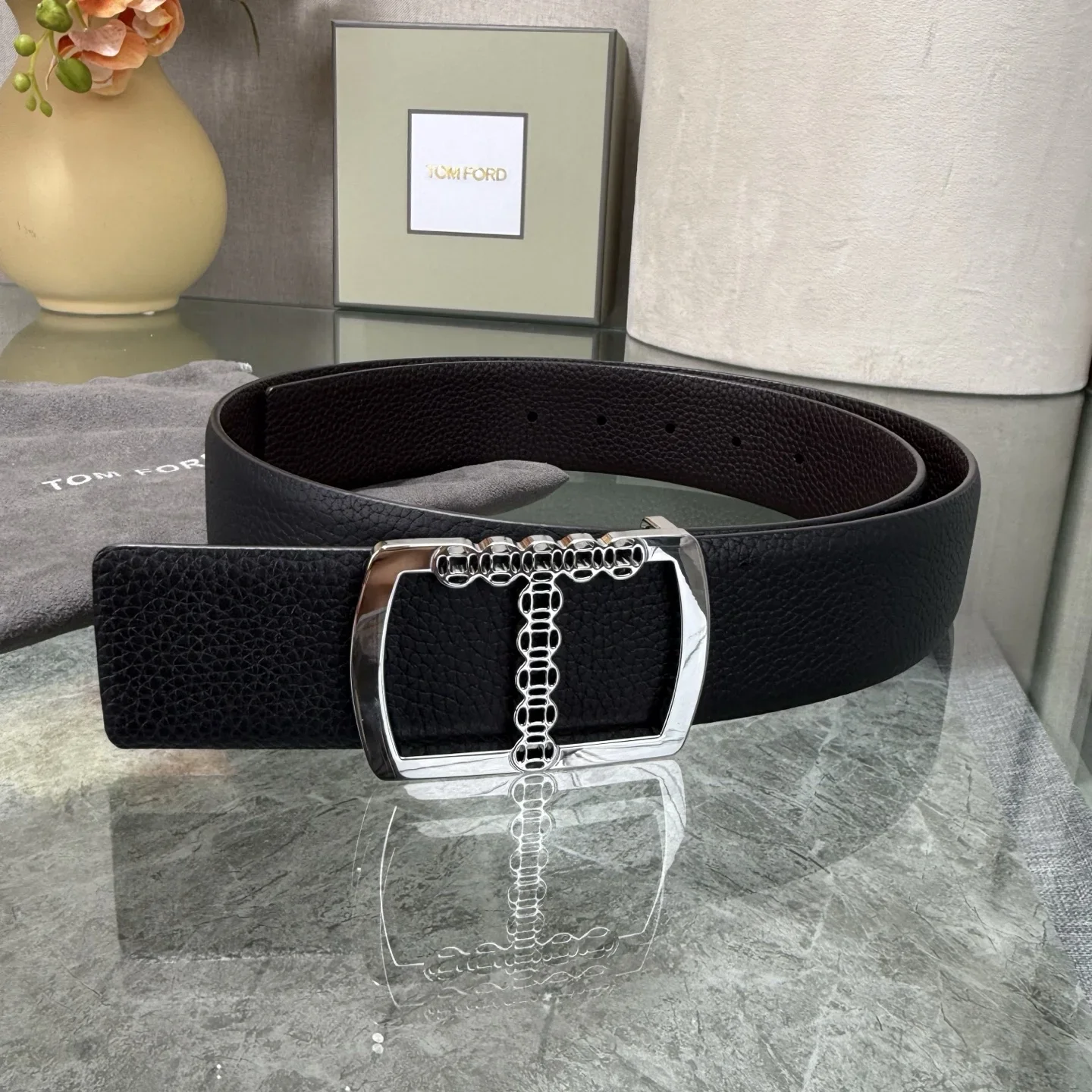 TOM FORD Belts Full Grain Leather 170202607050781 - Image 2