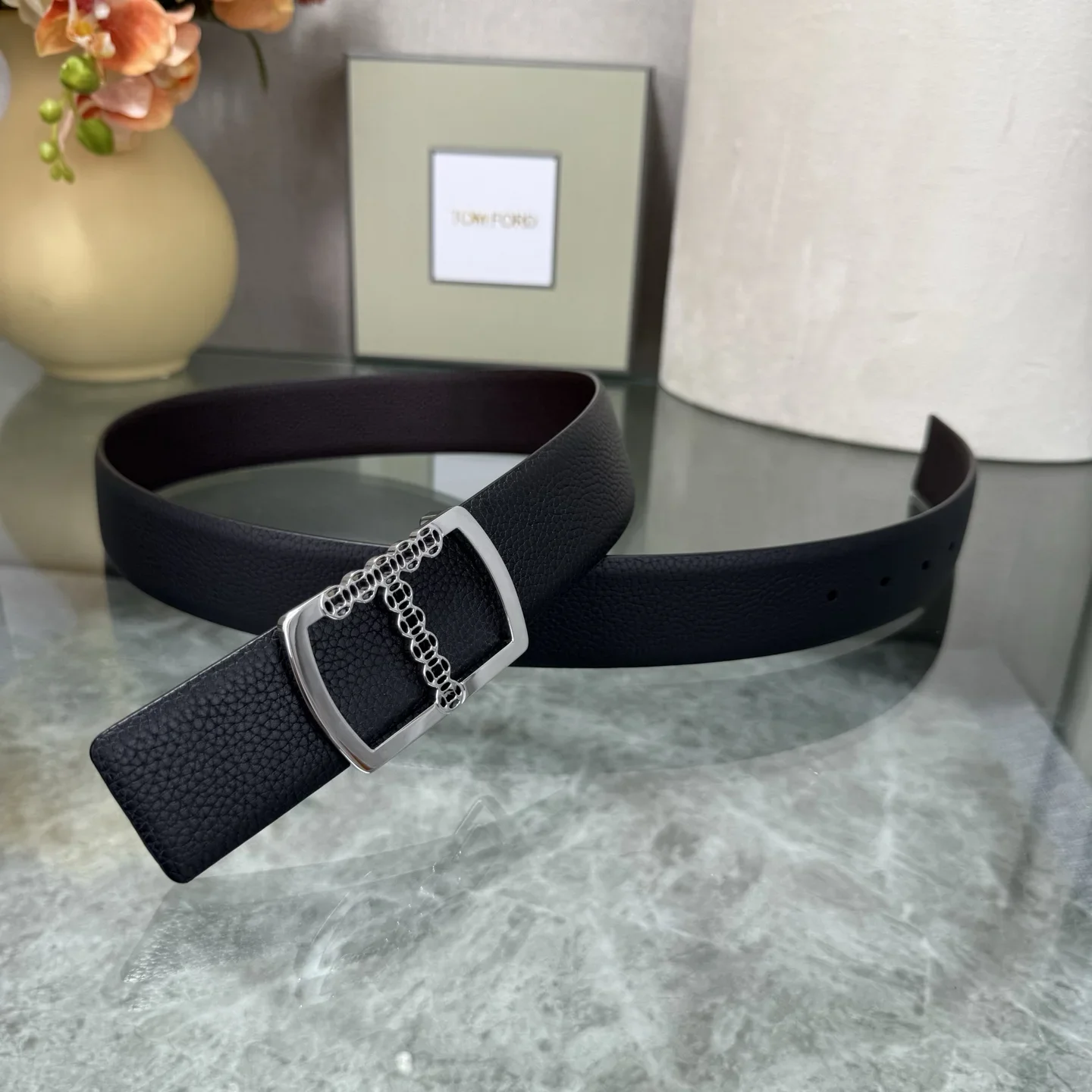 TOM FORD Belts Full Grain Leather 170202607050781 - Image 5