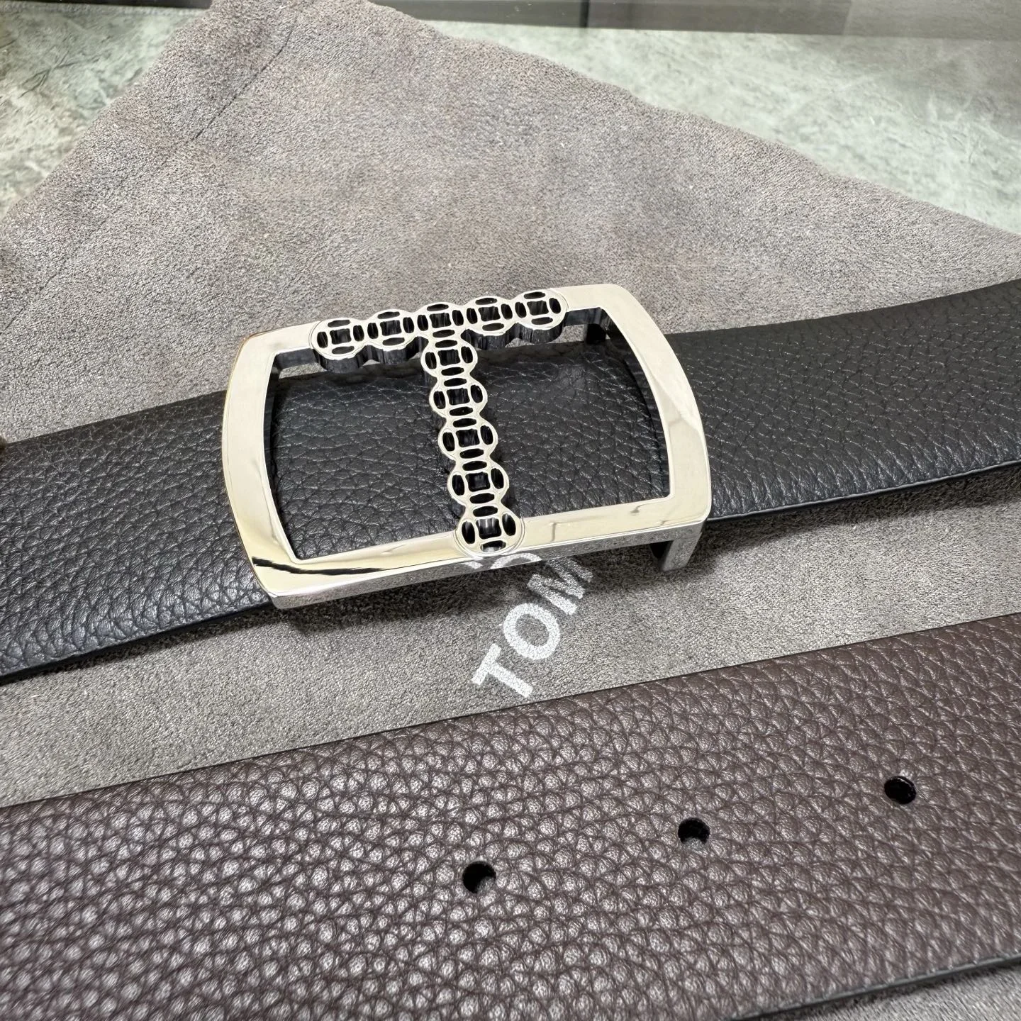 TOM FORD Belts Full Grain Leather 170202607050781 - Image 9