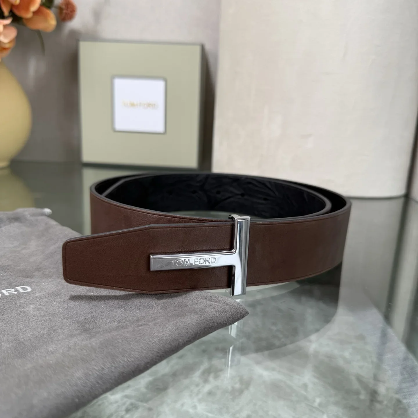 TOM FORD Belts Leather 170202607050778 - Image 2