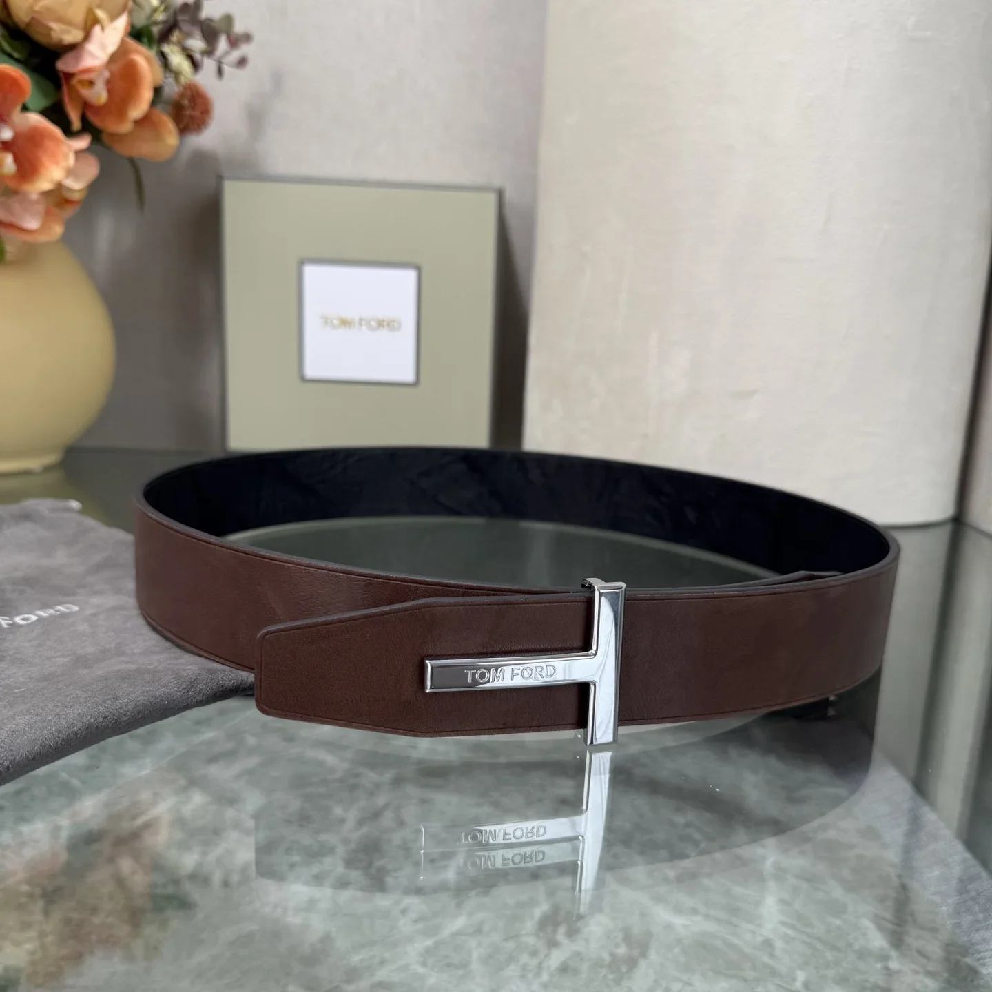 TOM FORD Belts Leather 170202607050778 - Image 3