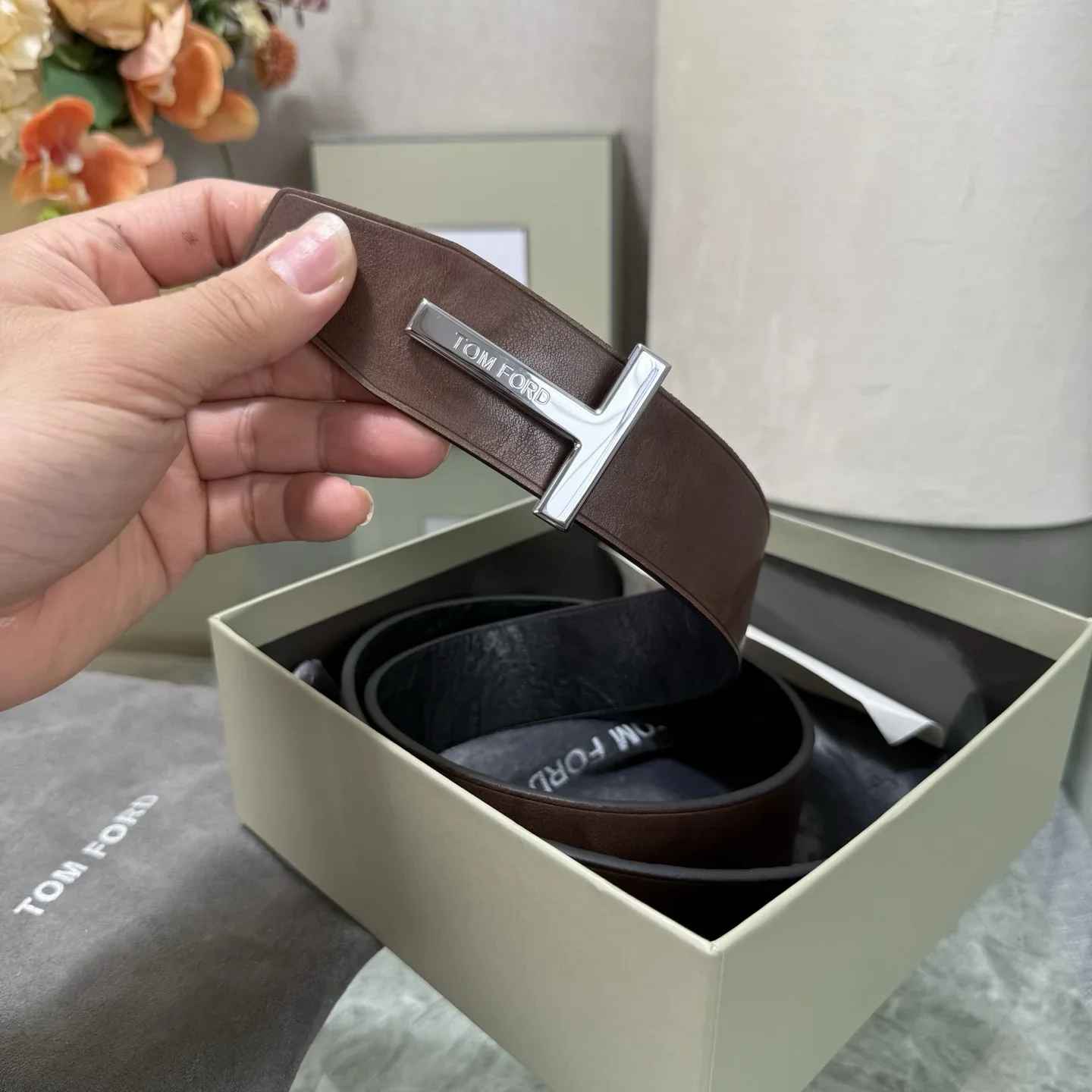 TOM FORD Belts Leather 170202607050778 - Image 6